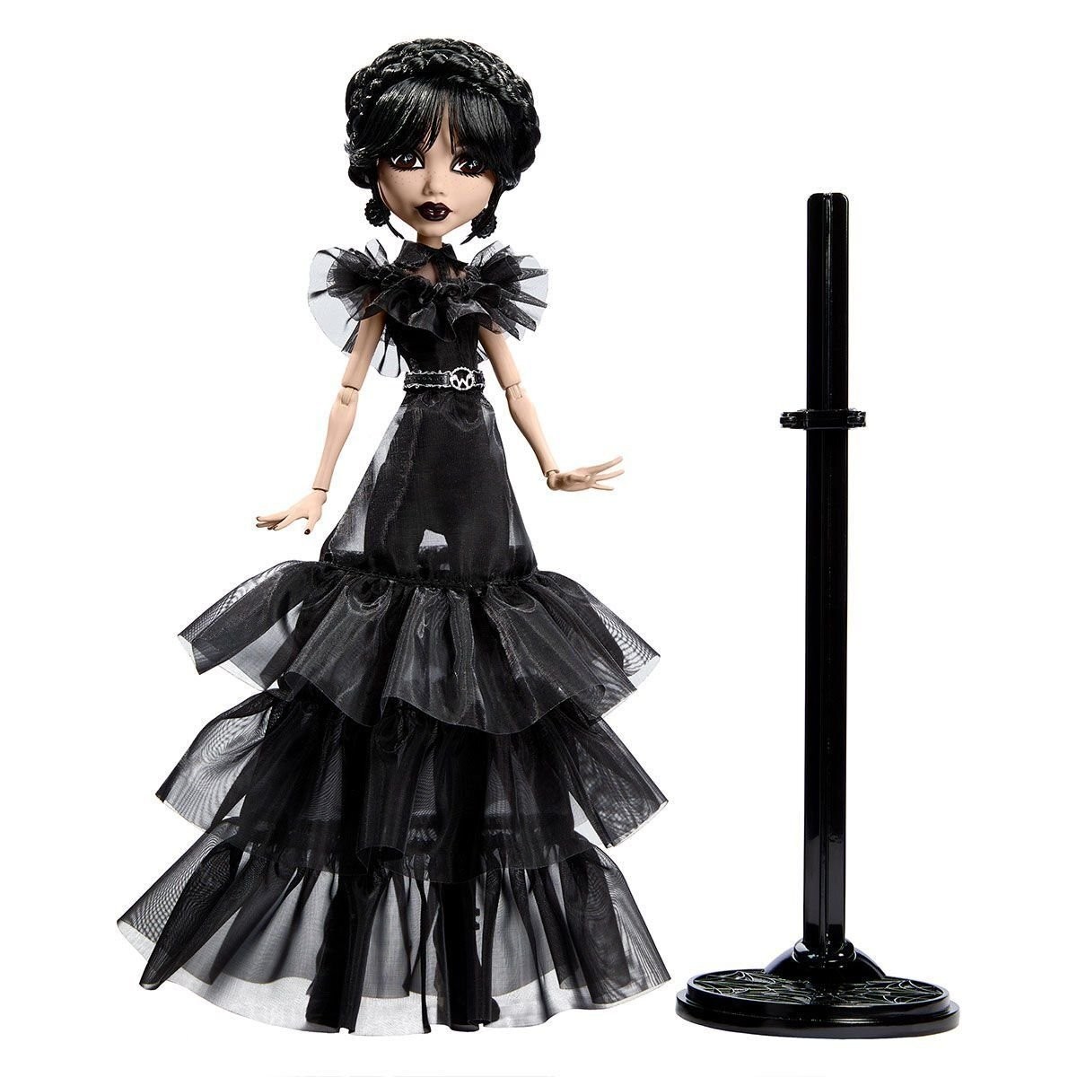 HXJ03 Monster High Wednesday Balo Elbiseli Bebek