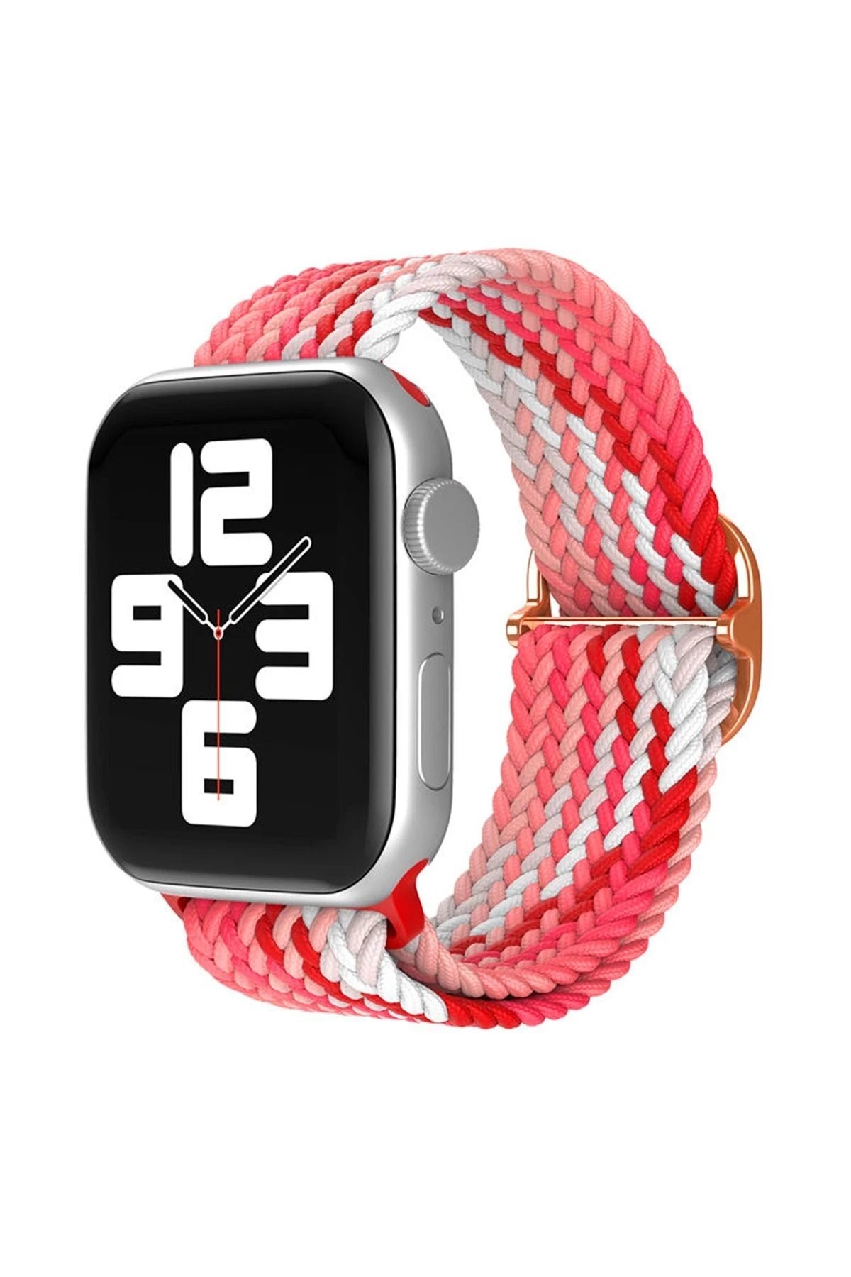 Apple Watch 42mm Star Kordon - Pembe-Kırmızı
