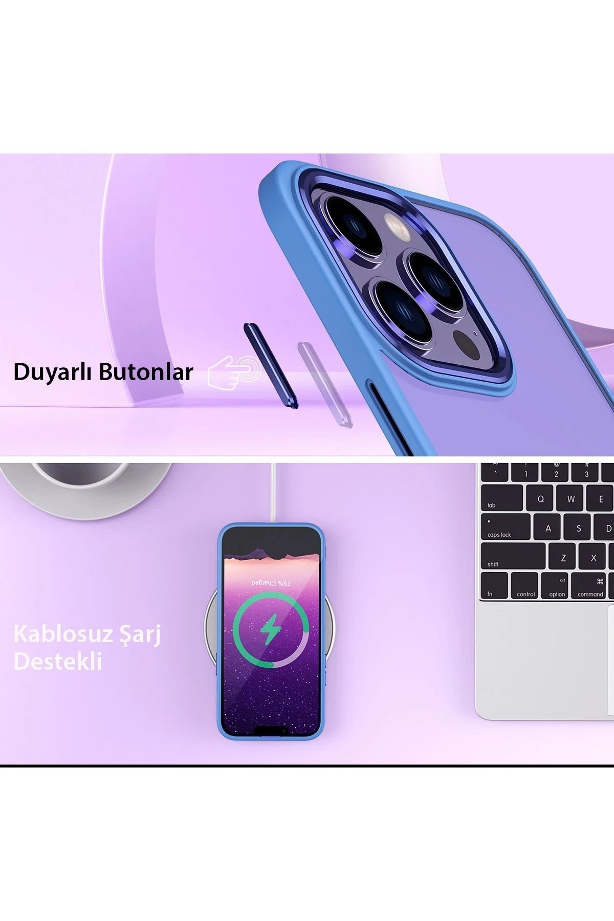 iPhone 13 Pro Max Kılıf Power Silikon - Siyah