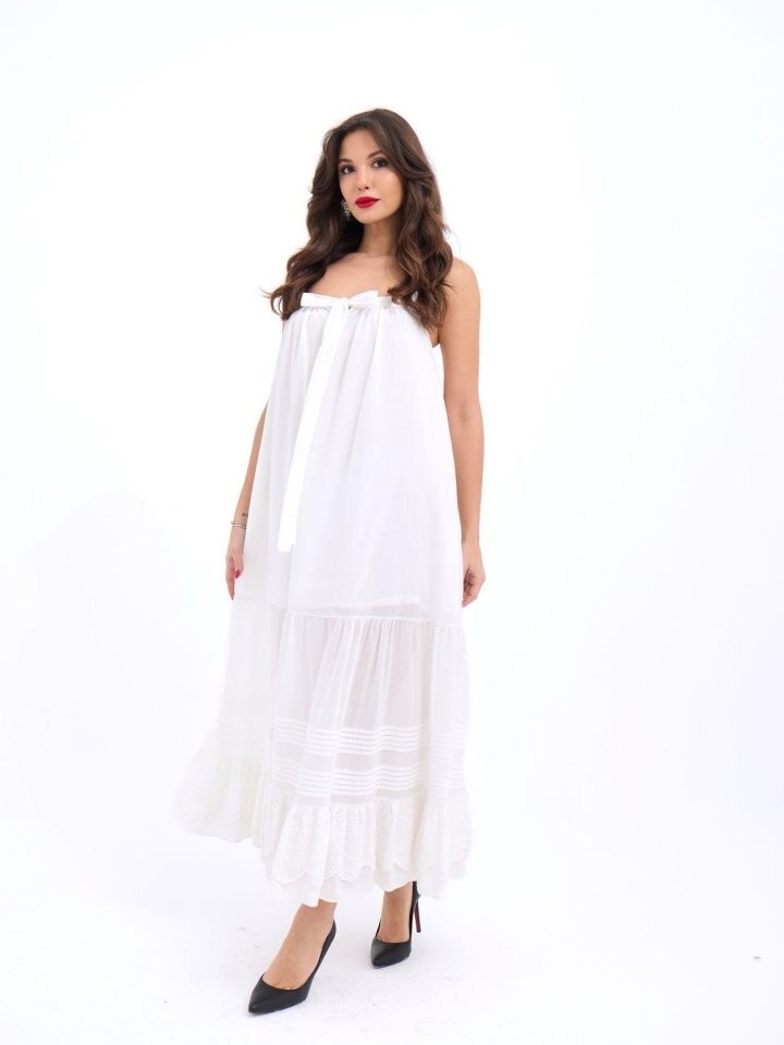 6847 ELBİSE-BEYAZ