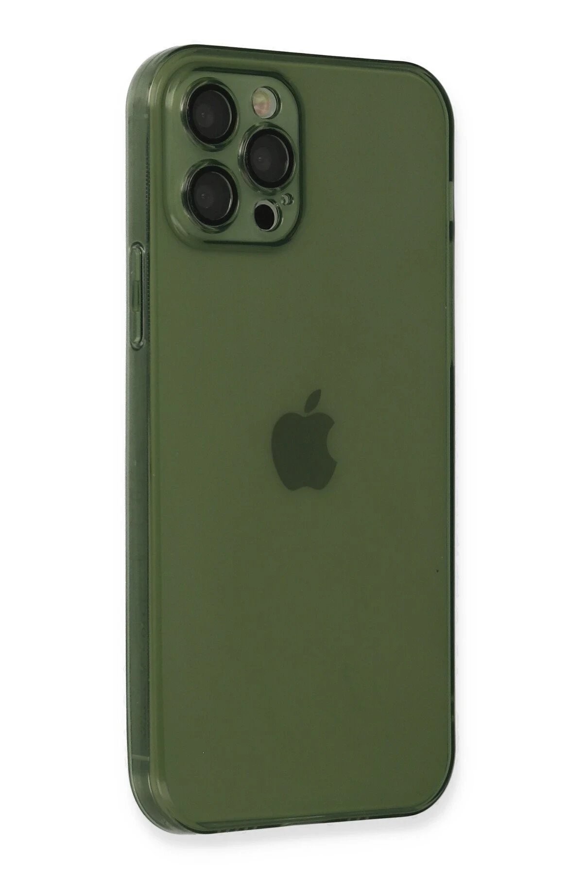 iPhone 12 Pro Kılıf Fly Lens Silikon - Yeşil