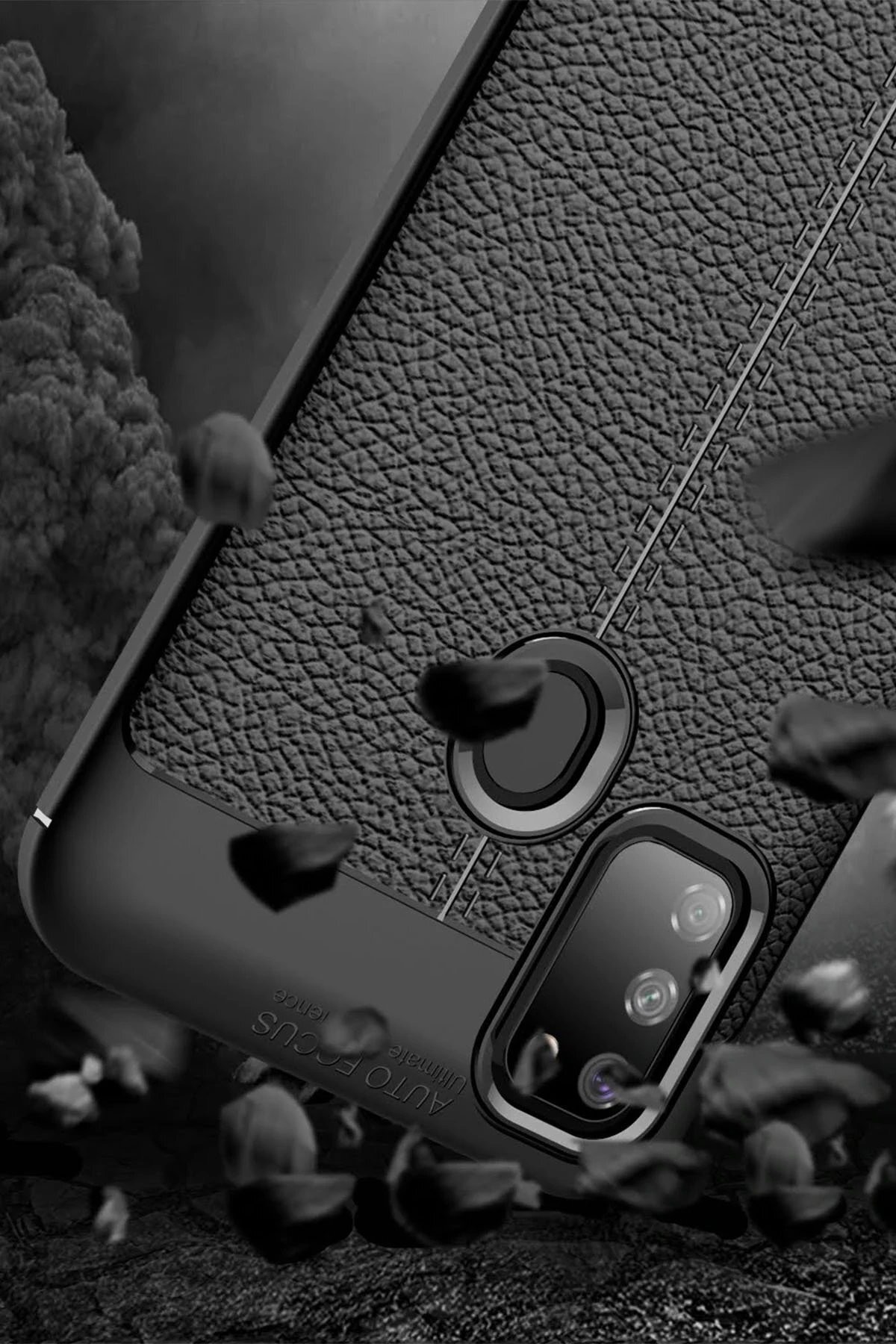 Samsung Galaxy M30S Kılıf Auto Focus Kapak - Kırmızı