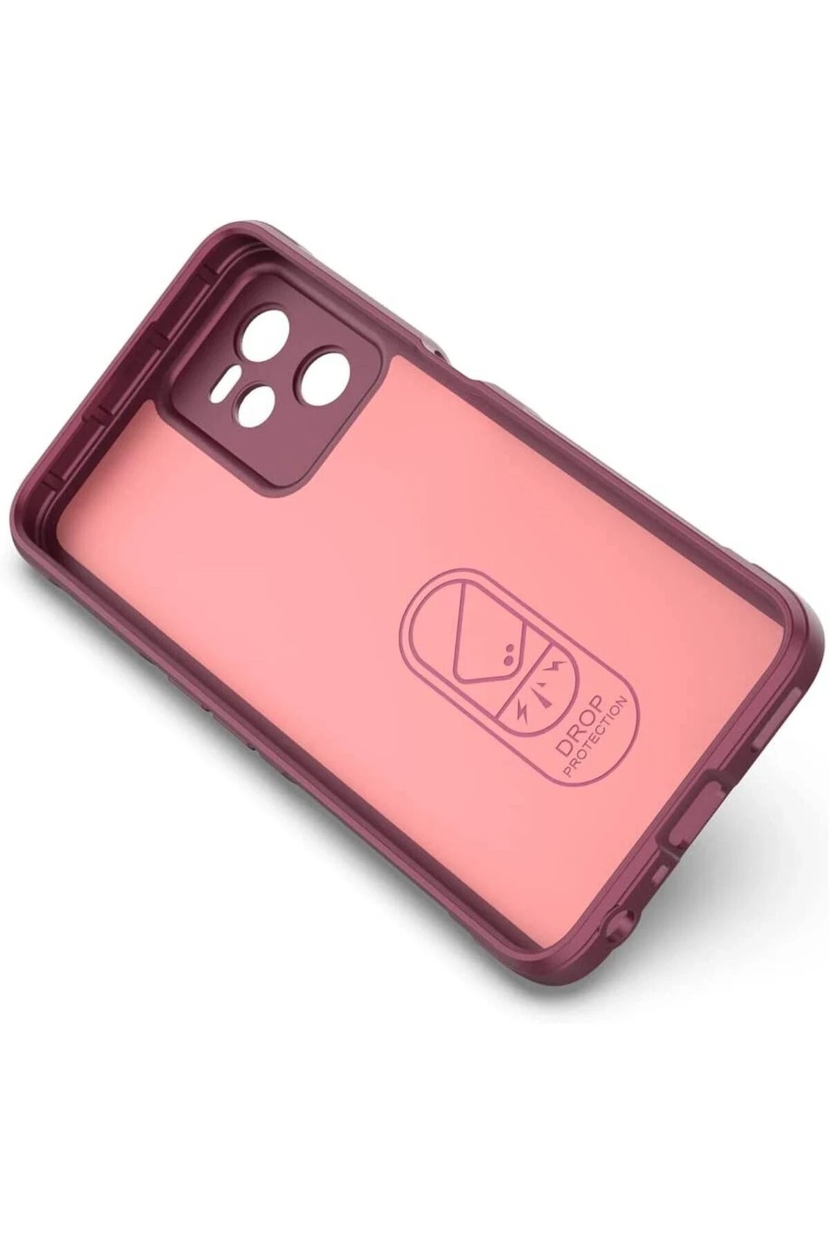 Realme C35 Kılıf Optimum Silikon - Bordo