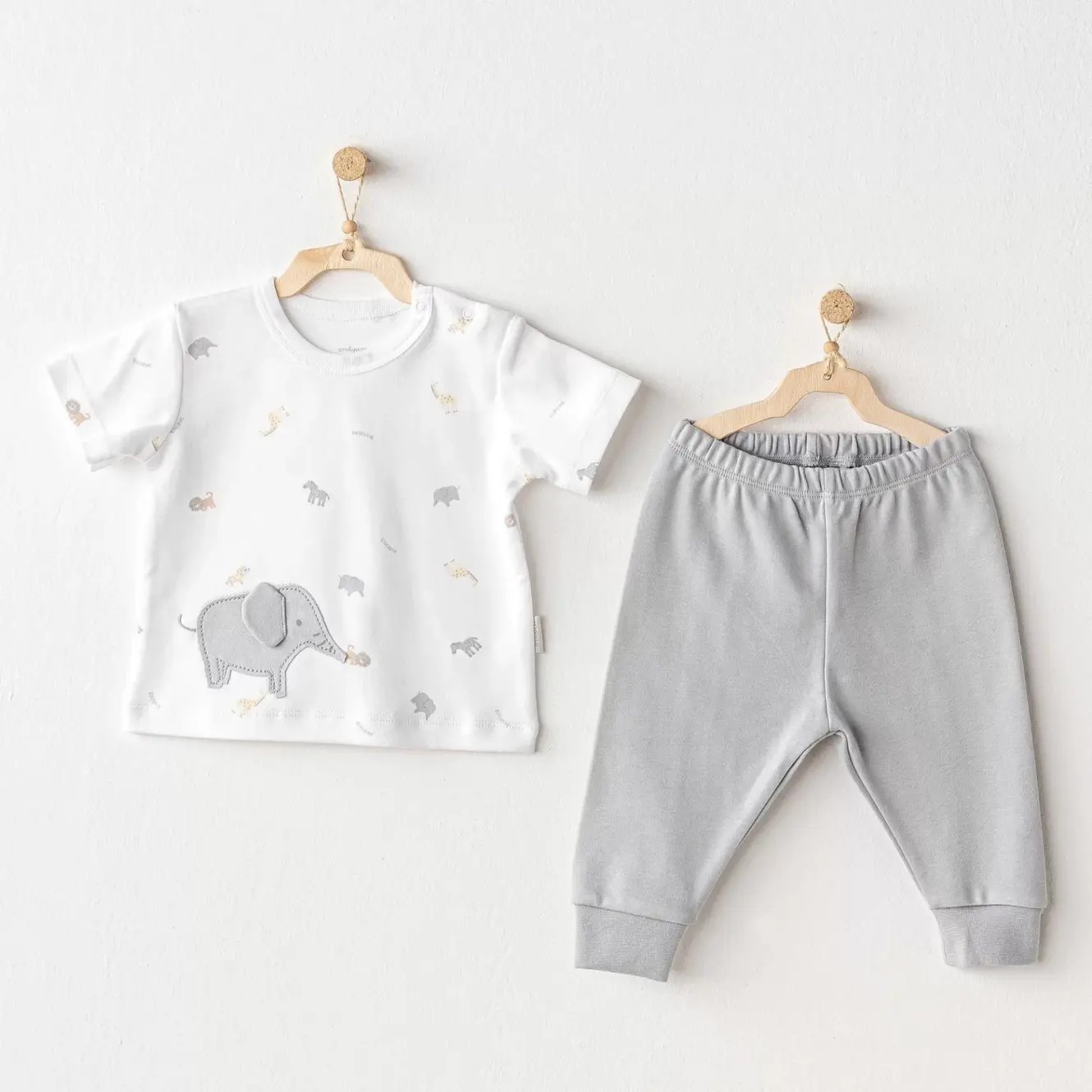 Andywawa Ac25809 Little King 2'li Takım Grey