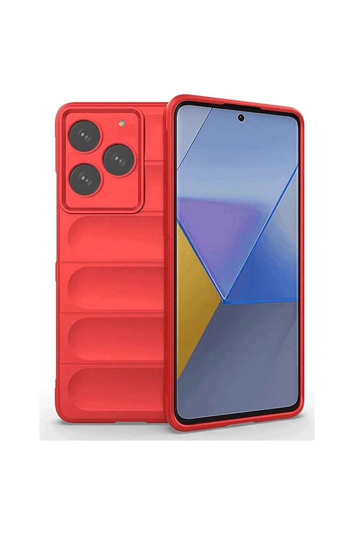 General Mobile Era 50 Kılıf Optimum Silikon - Kırmızı