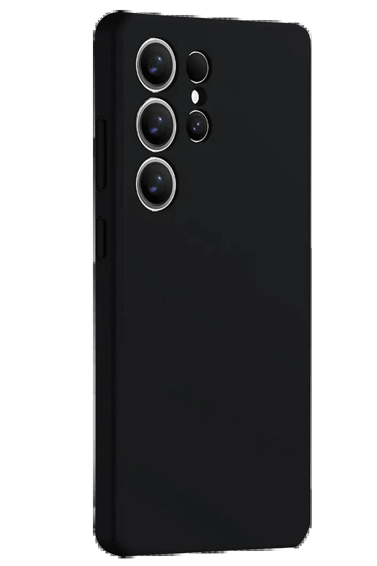 Samsung Galaxy S25 Ultra Kılıf Nano içi Kadife Silikon - Siyah