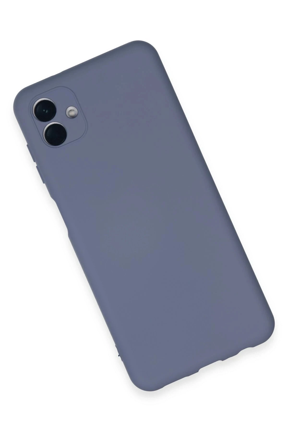 Samsung Galaxy A04E Kılıf Nano içi Kadife Silikon - Gri