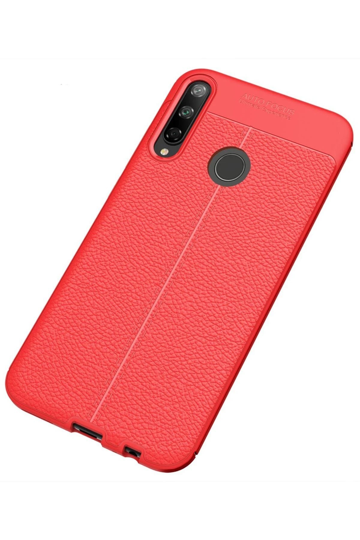 Huawei P40 Lite E Kılıf Auto Focus Kapak - Kırmızı