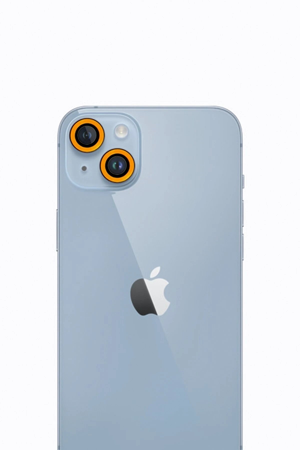 iPhone 13 Neon Fosforlu Kamera Lens - Sarı