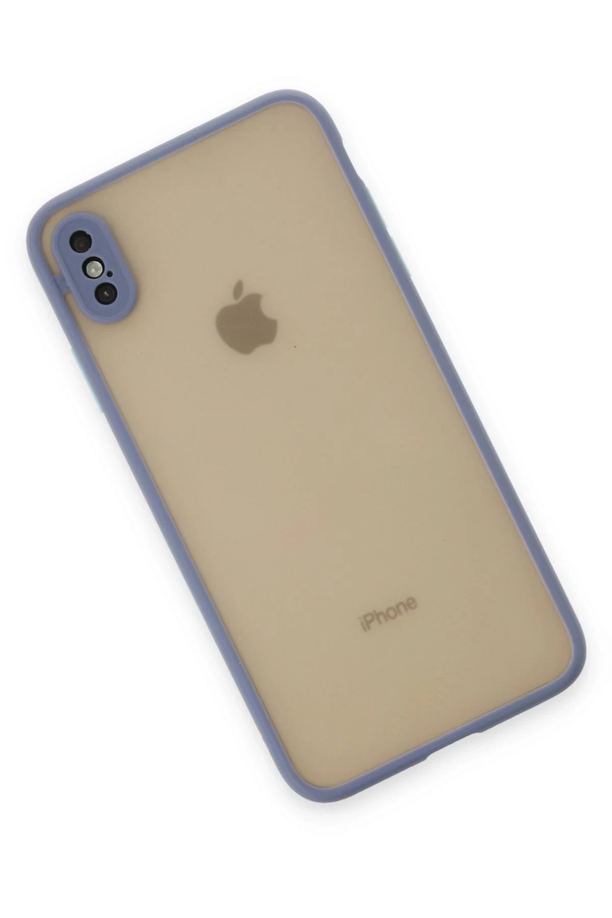 iPhone X Kılıf Montreal Silikon Kapak - Gri
