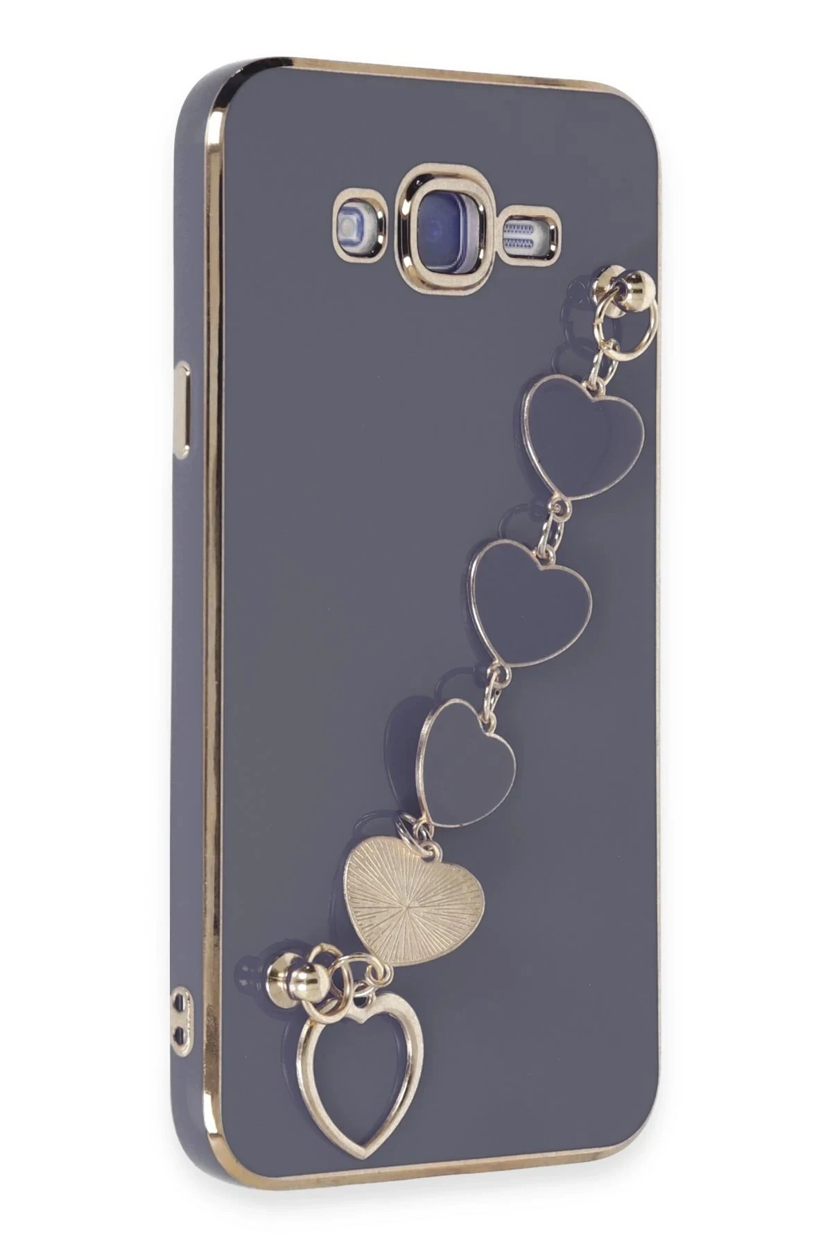 Samsung Galaxy J7 Kılıf Esila Silikon - Gri