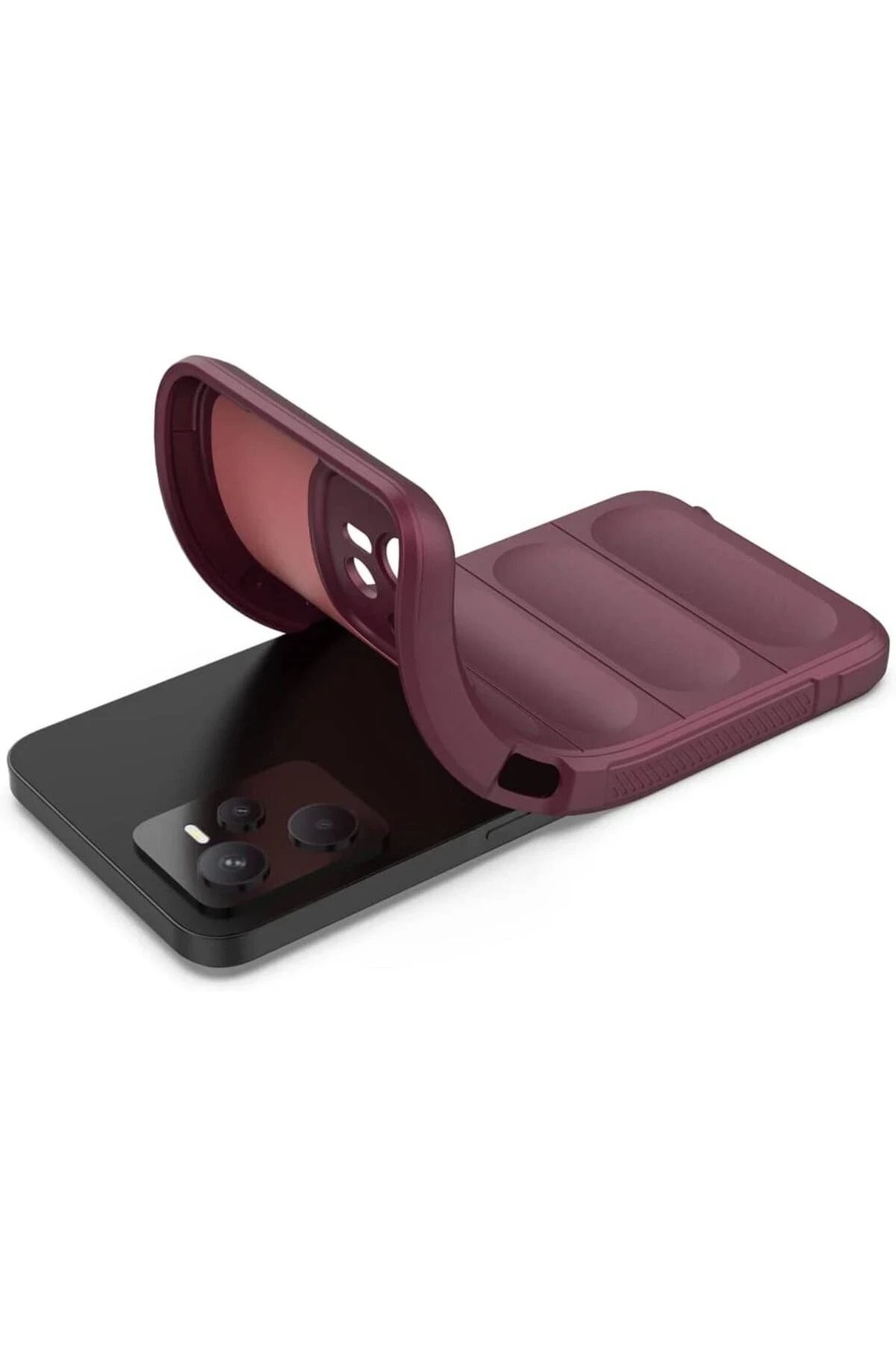 Realme C35 Kılıf Optimum Silikon - Bordo
