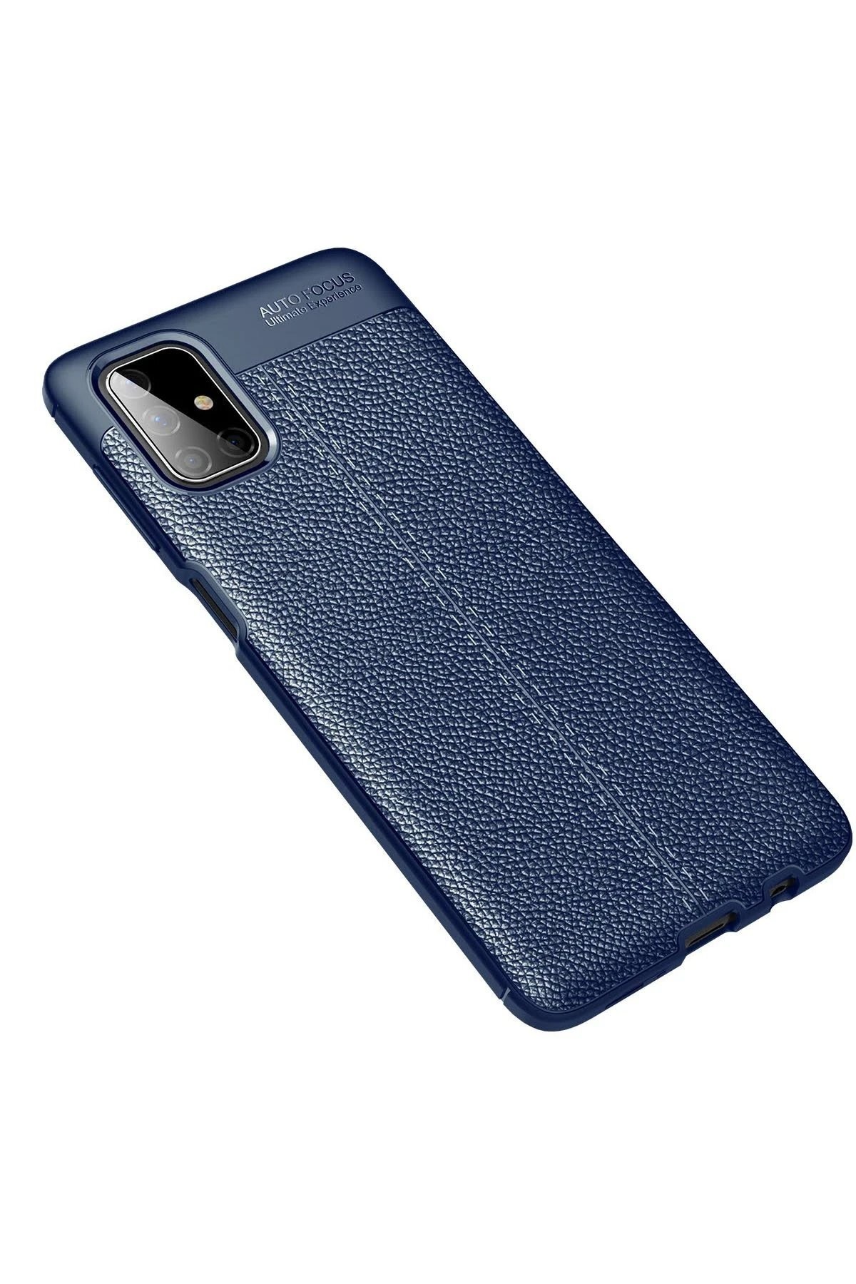 Samsung Galaxy M51 Kılıf Auto Focus Kapak - Lacivert