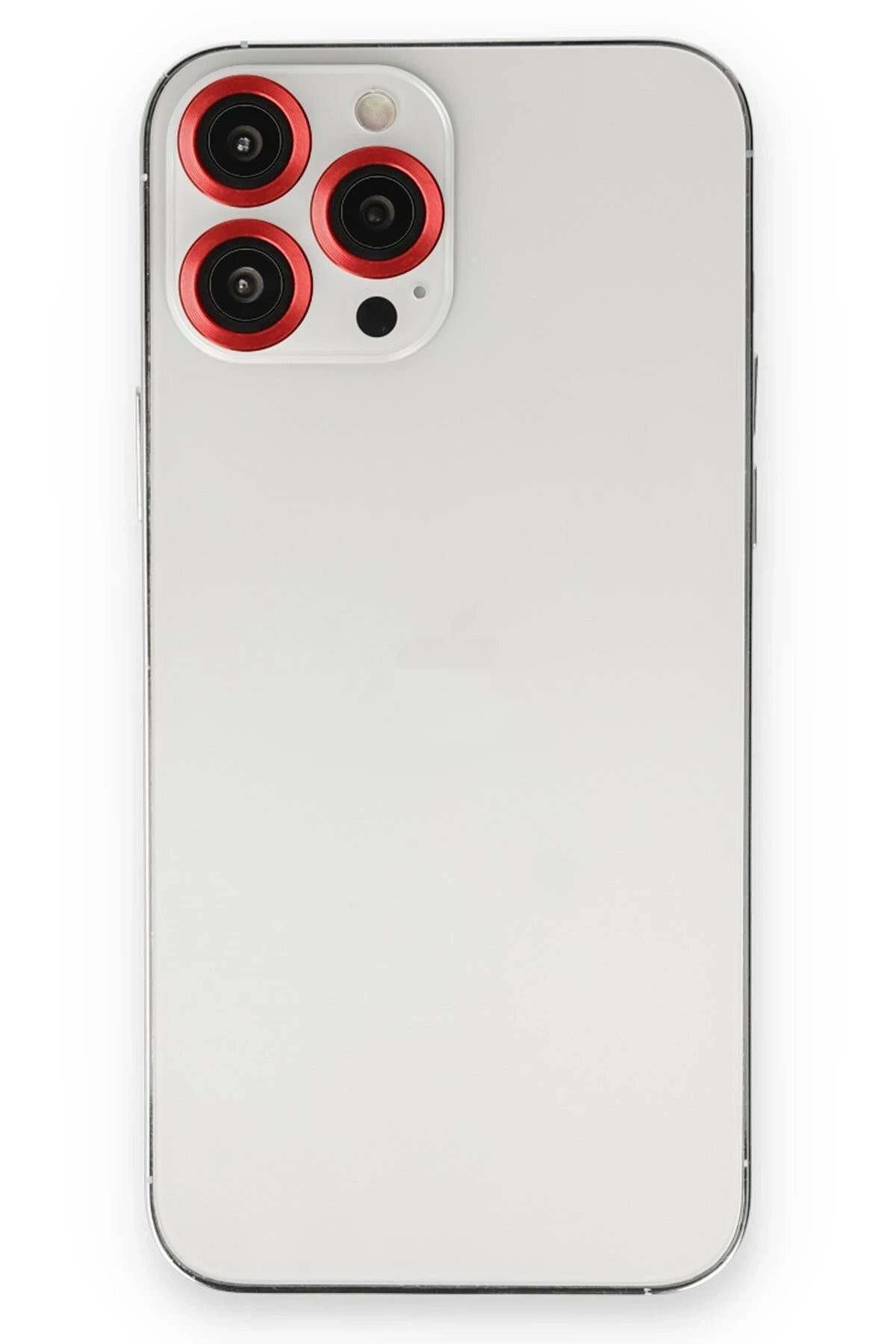iPhone 13 Pro Max Metal Kamera Lens - Kırmızı