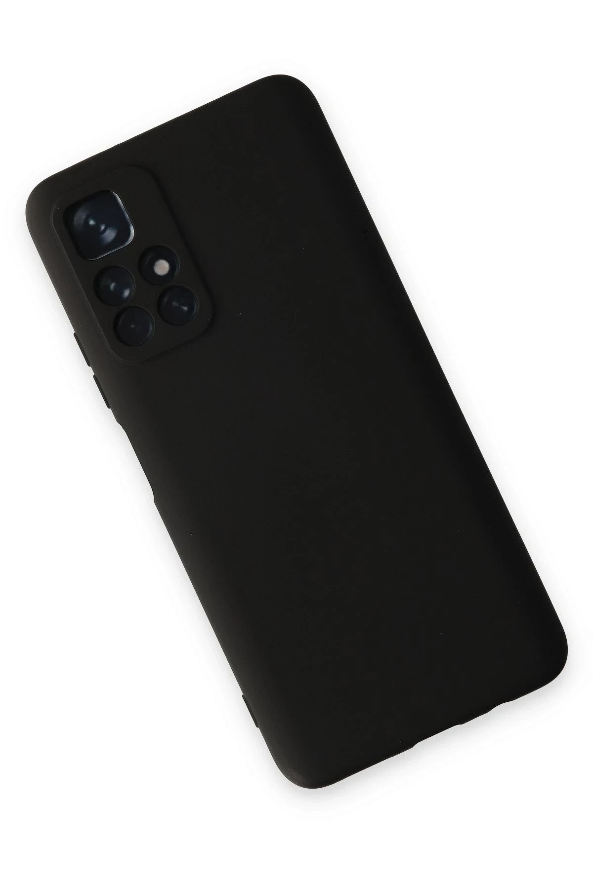 Xiaomi Redmi Note 11T Kılıf Nano içi Kadife Silikon - Siyah