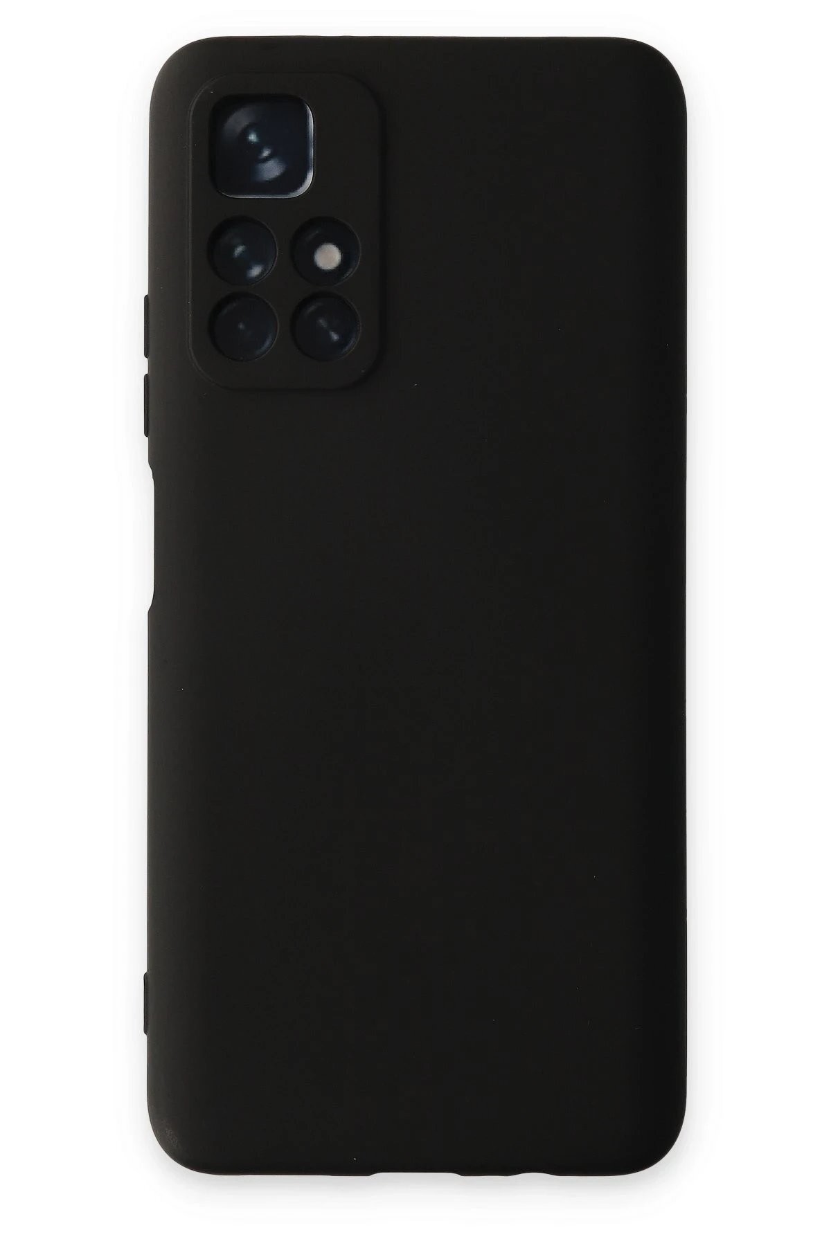 Xiaomi Redmi Note 11T Kılıf Nano içi Kadife Silikon - Siyah