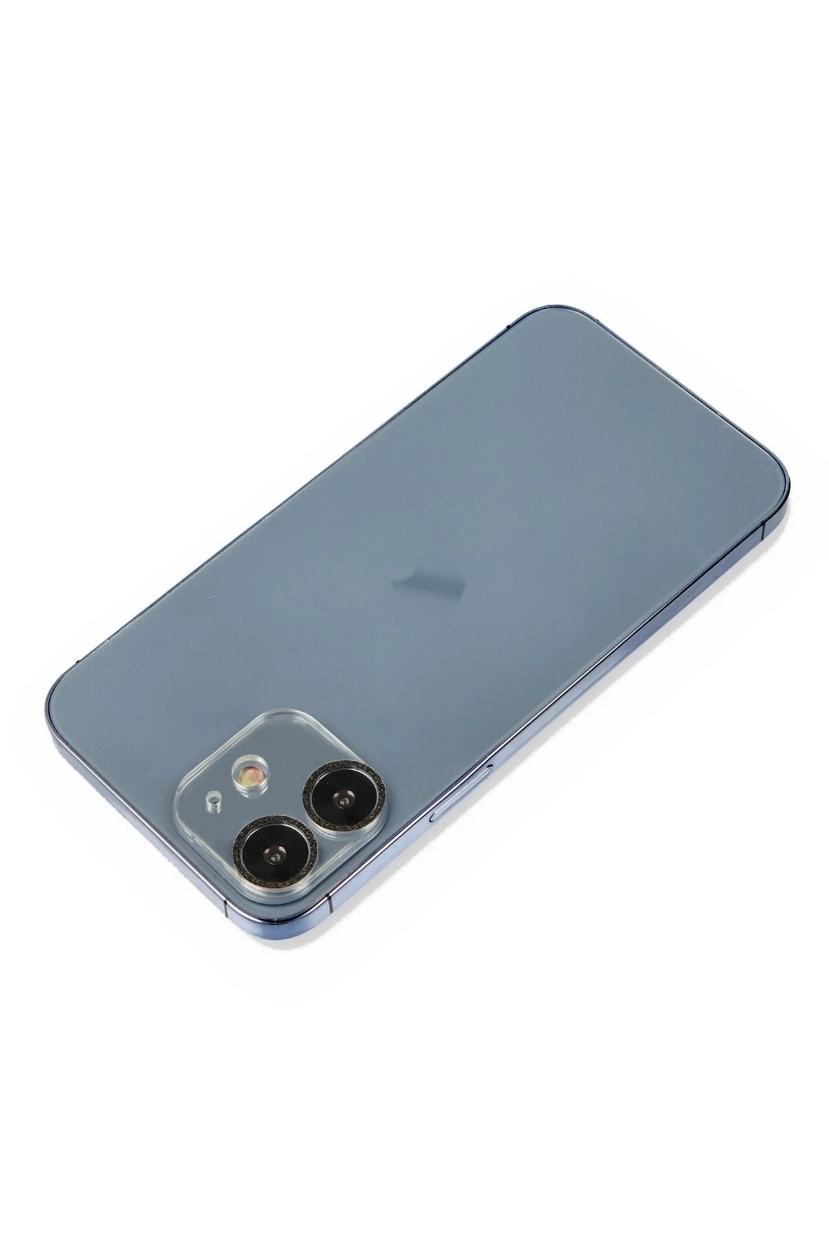 iPhone 12 Shine Kamera Lens Koruma Cam - Siyah