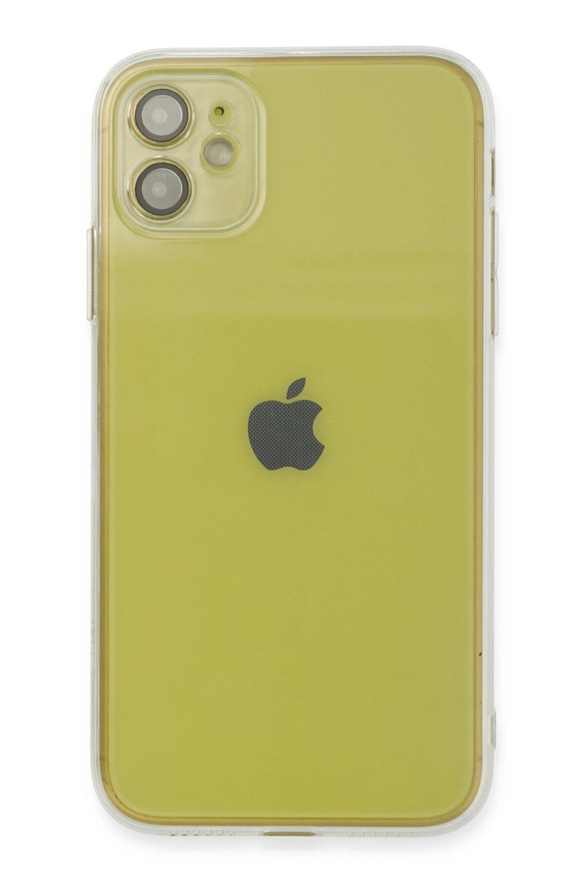 iPhone 12 Kılıf Fly Lens Silikon - Şeffaf