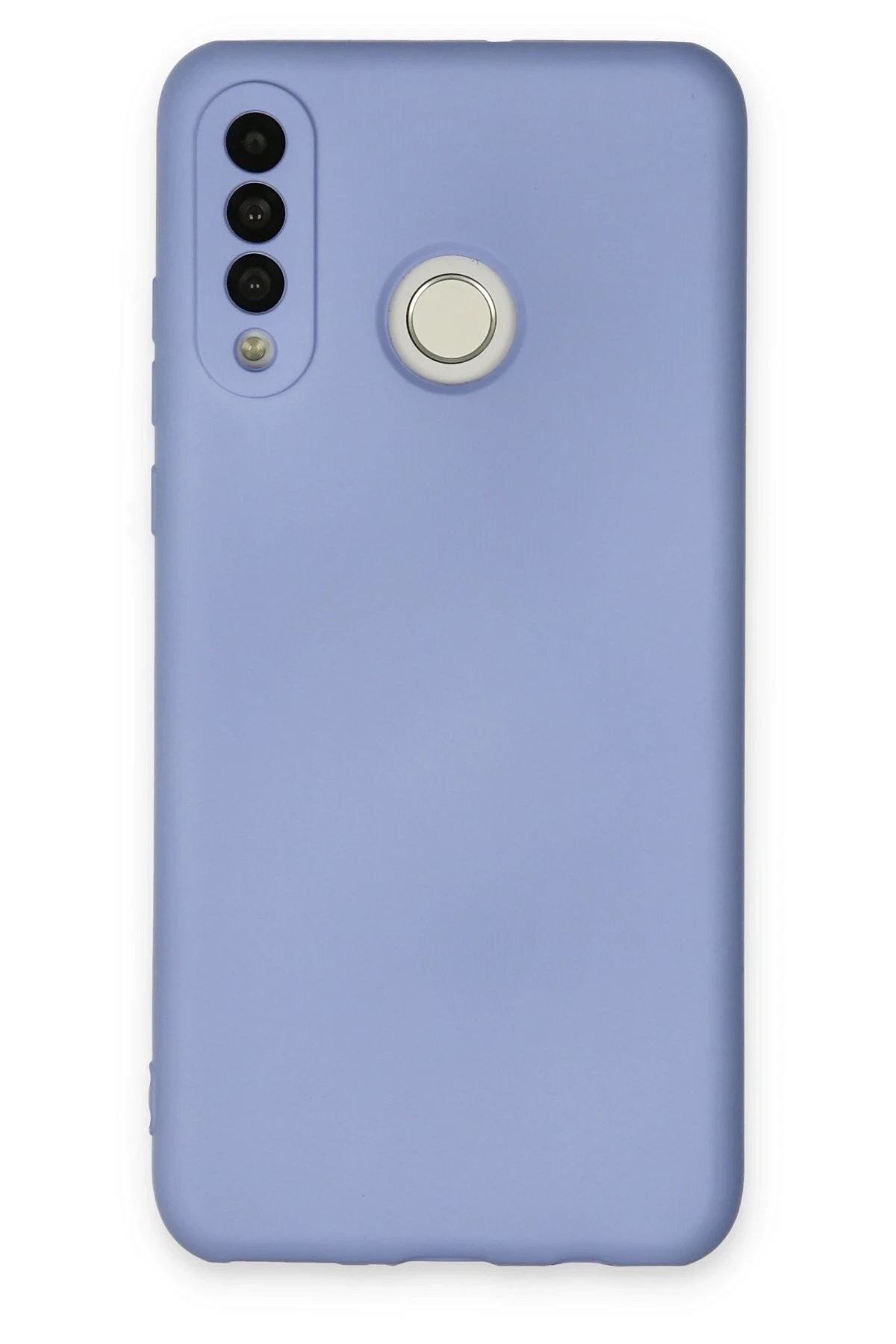 Huawei P30 Lite Kılıf Nano içi Kadife Silikon - Lila