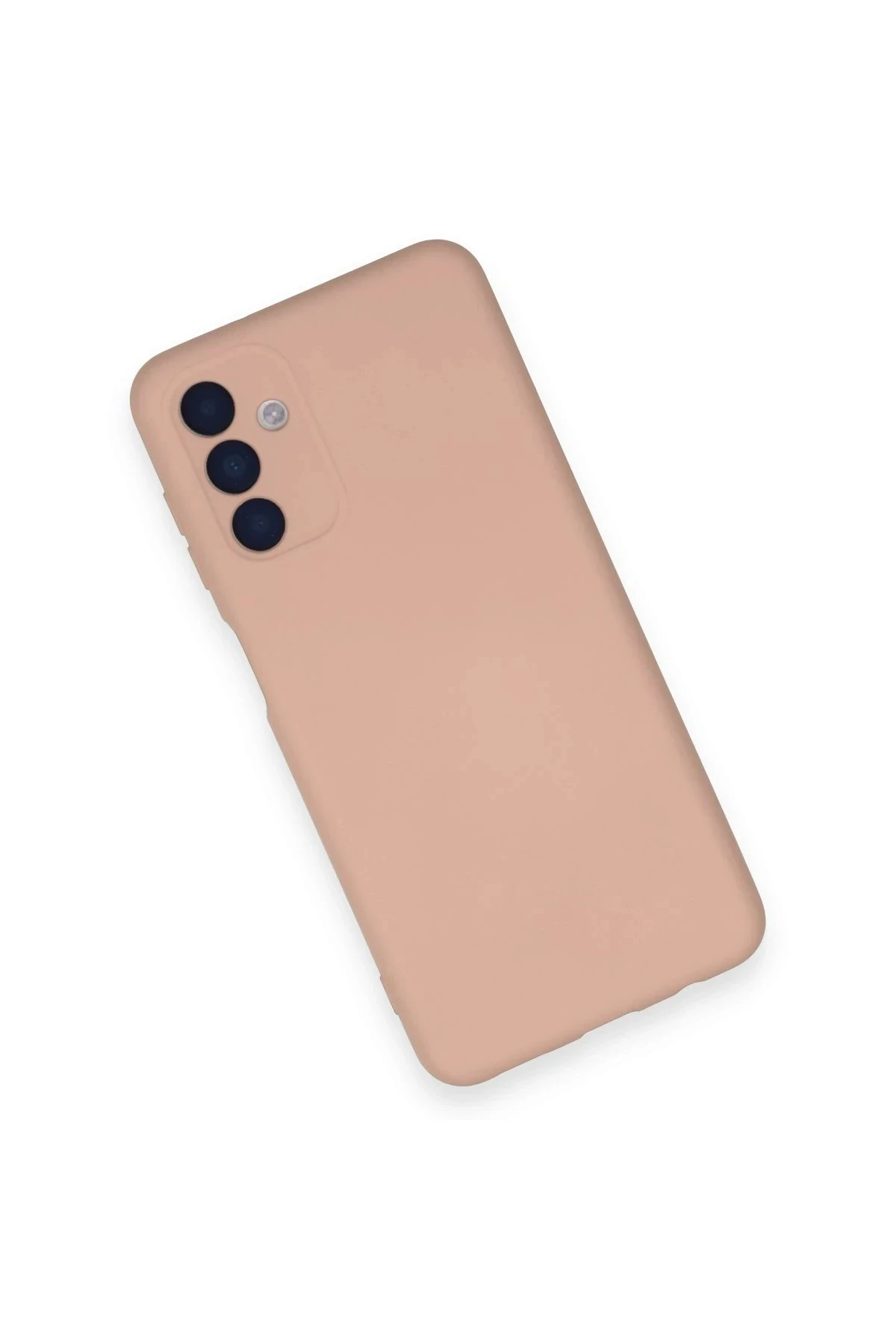 Samsung Galaxy A14 4G Kılıf Nano içi Kadife Silikon - Pudra