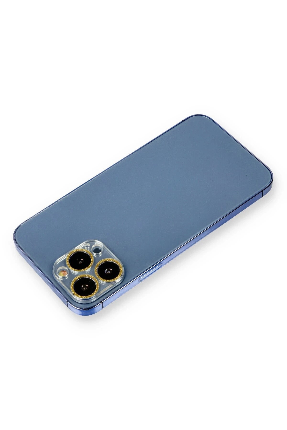 iPhone 12 Pro Shine Kamera Lens Koruma Cam - Gold