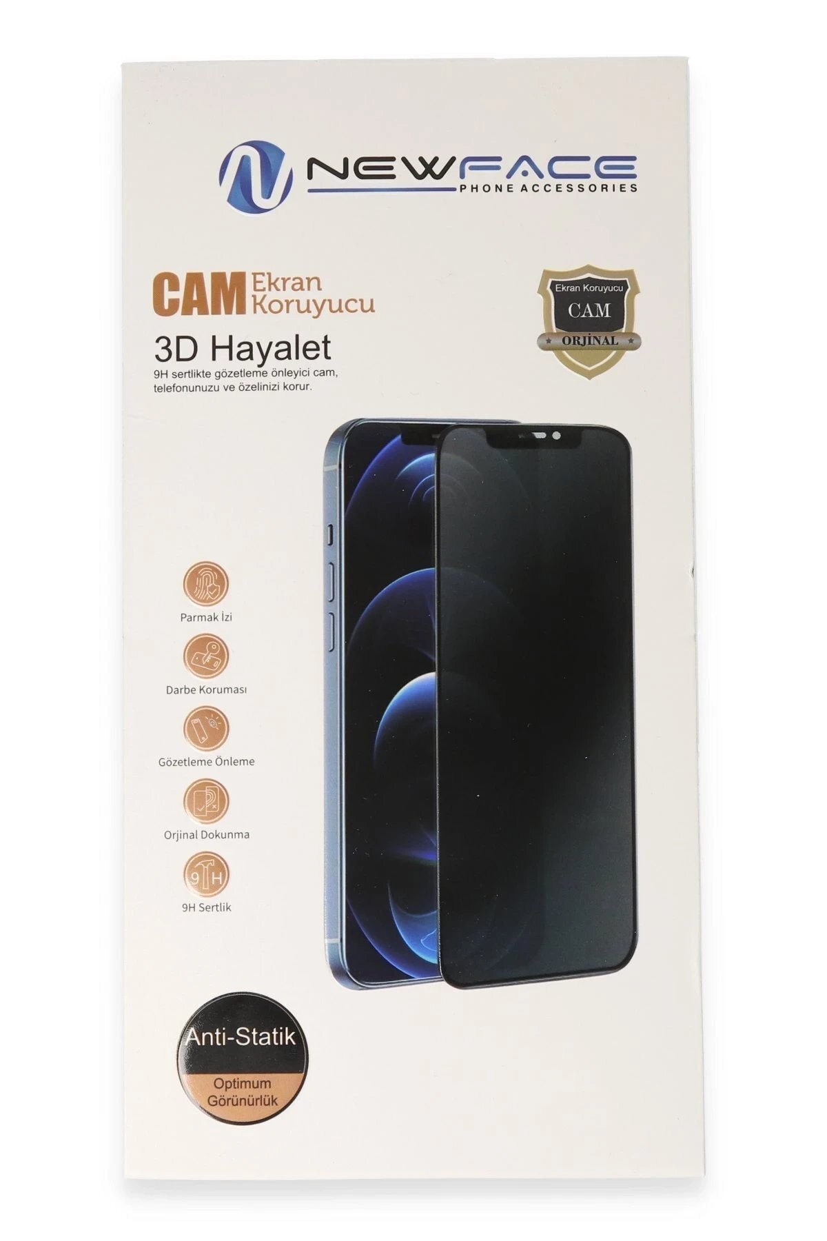 Samsung Galaxy S23 3D Antistatik Hayalet Cam Ekran Koruyucu