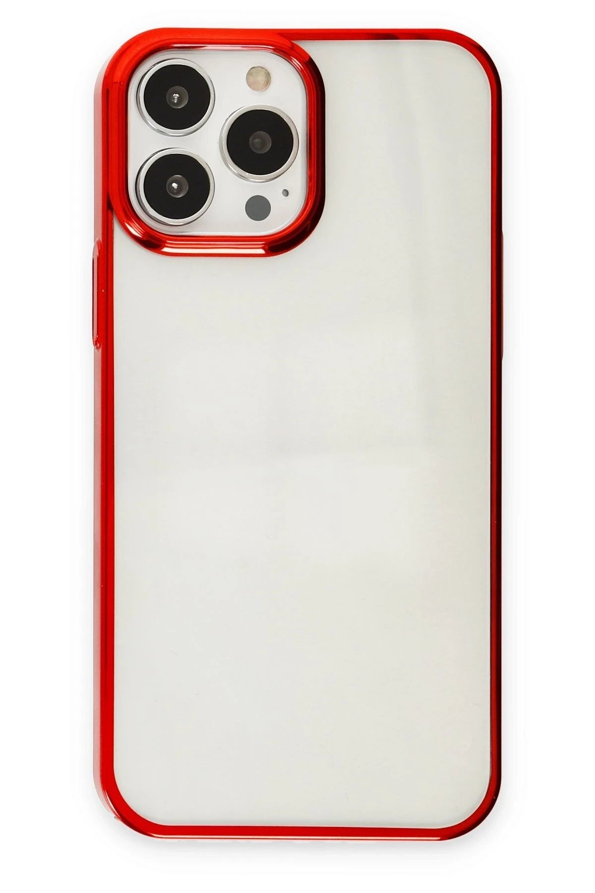iPhone 13 Pro Max Kılıf Element Silikon - Kırmızı