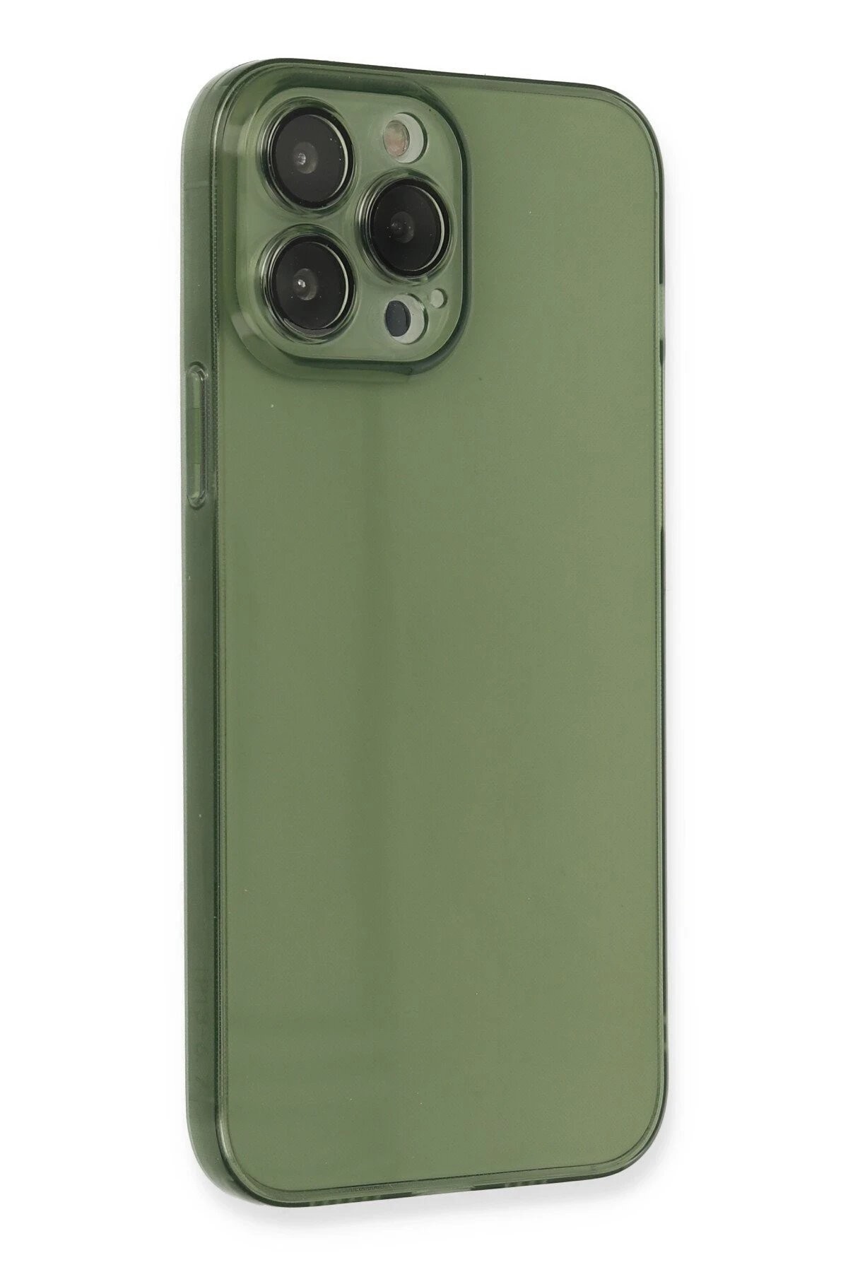 iPhone 13 Pro Max Kılıf Fly Lens Silikon - Yeşil