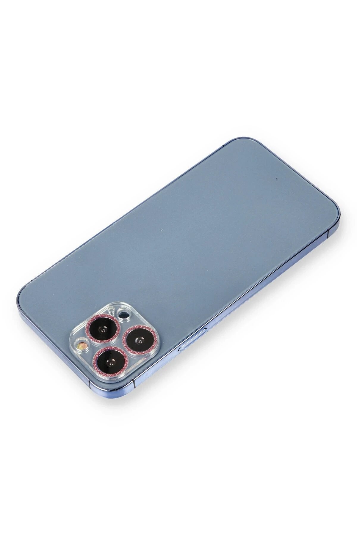 iPhone 12 Pro Max Shine Kamera Lens Koruma Cam - Pembe