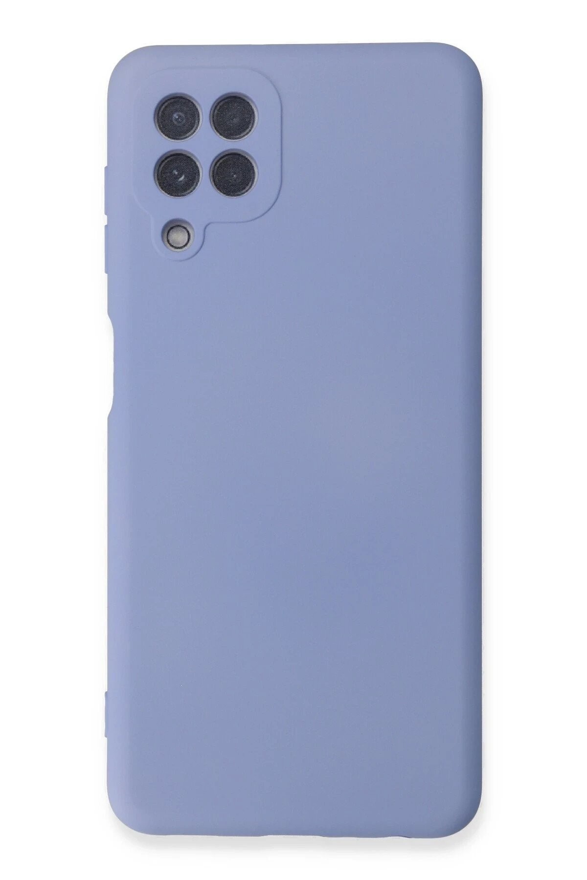 Samsung Galaxy A22 Kılıf Nano içi Kadife Silikon - Lila