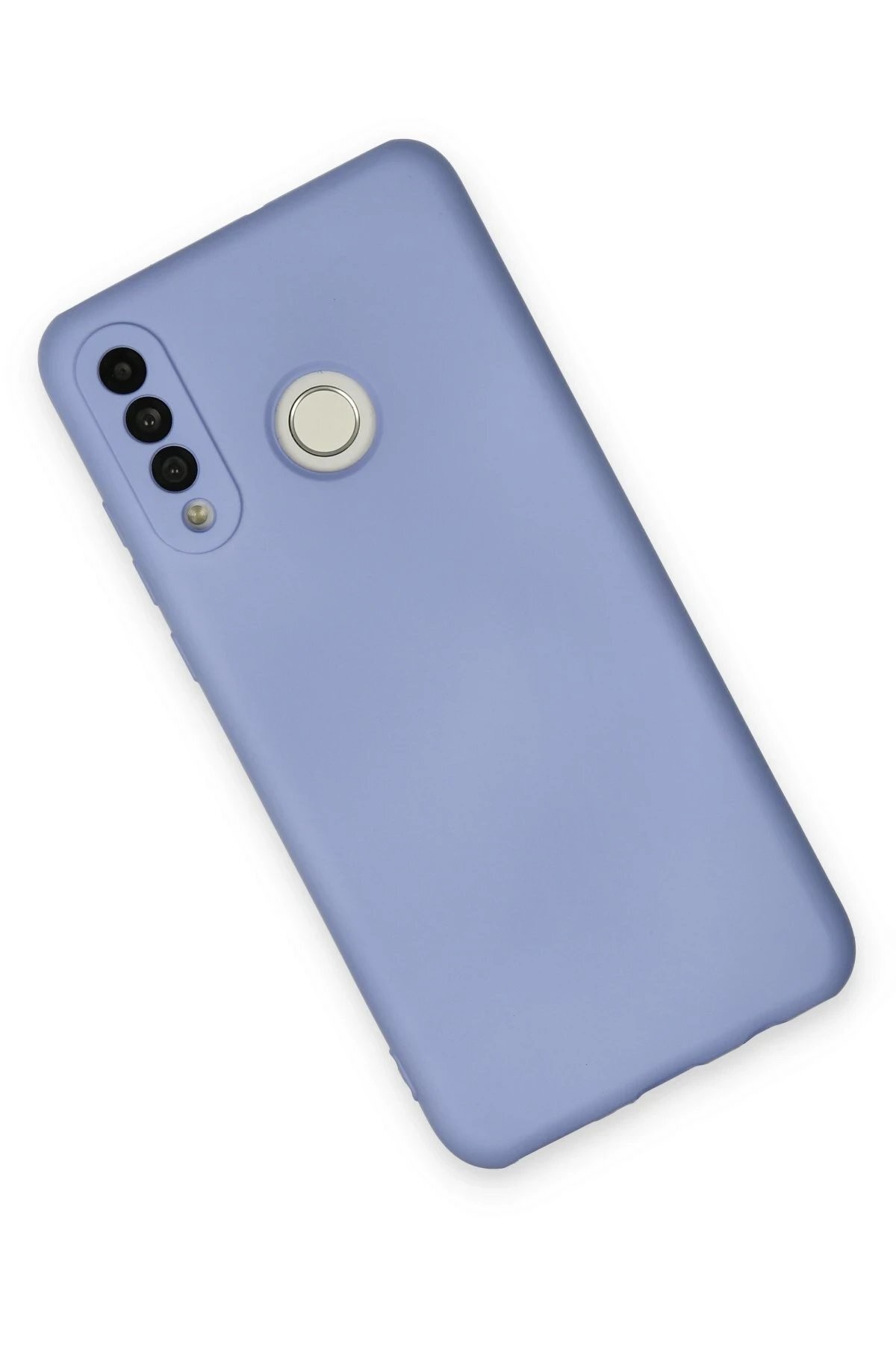 Huawei P30 Lite Kılıf Nano içi Kadife Silikon - Lila