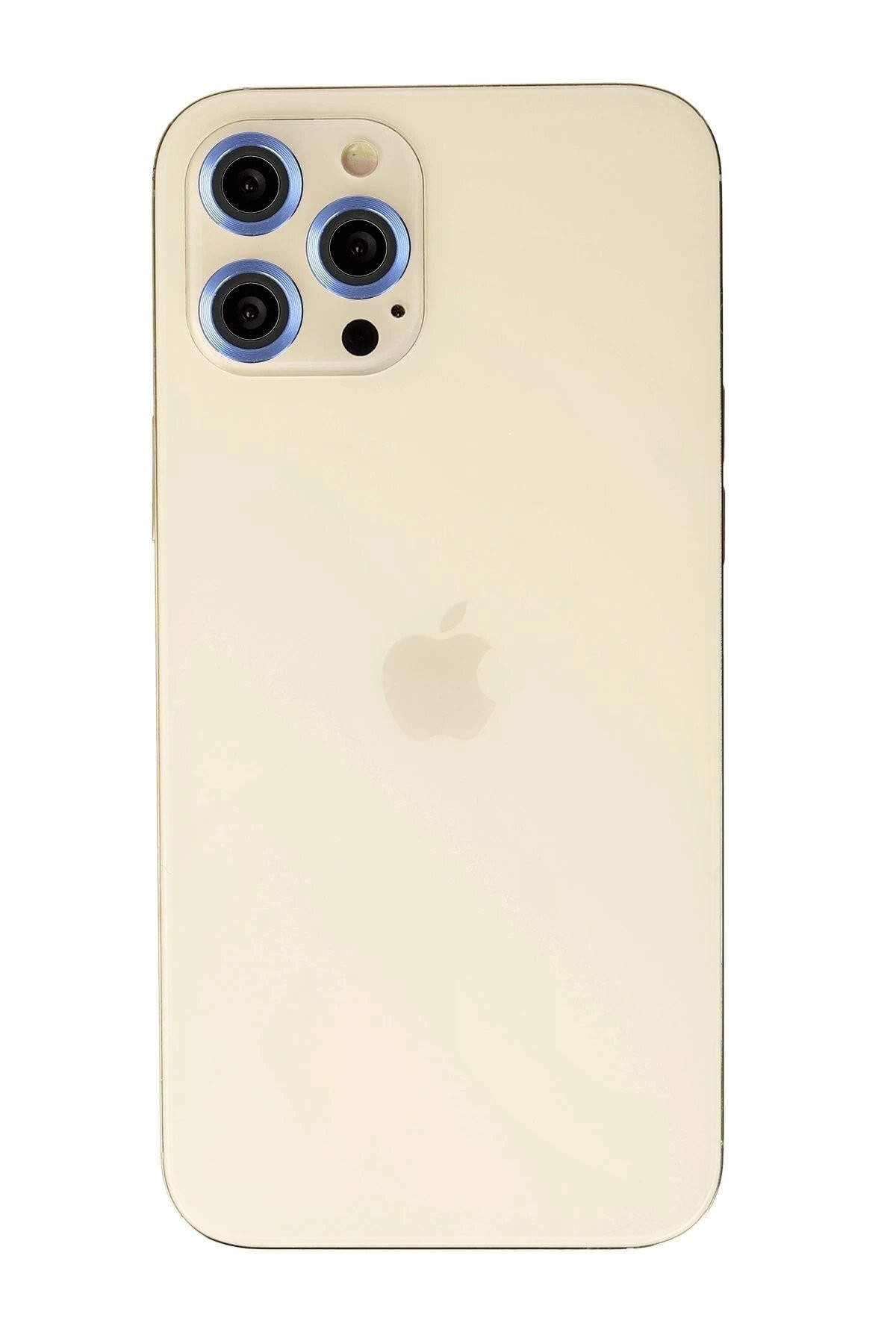 iPhone 12 Pro Metal Kamera Lens - Mavi