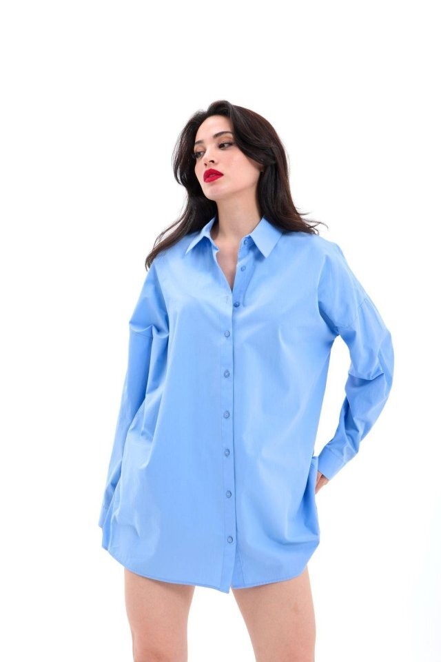 7448 GÖMLEK-KOYU MAVİ