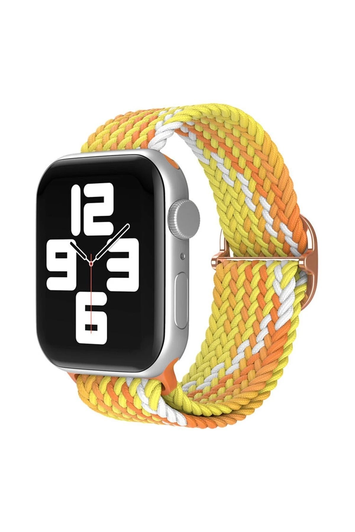 Apple Watch 42mm Star Kordon - Turuncu-Sarı
