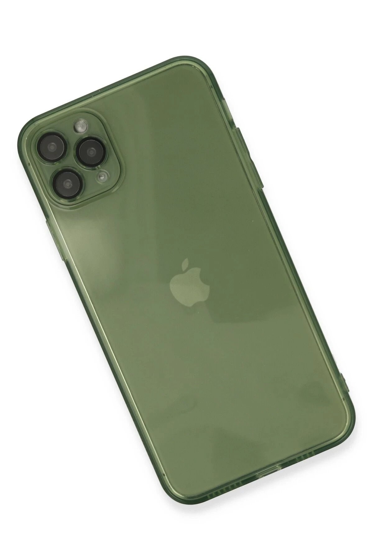 iPhone 11 Pro Max Kılıf Fly Lens Silikon - Yeşil