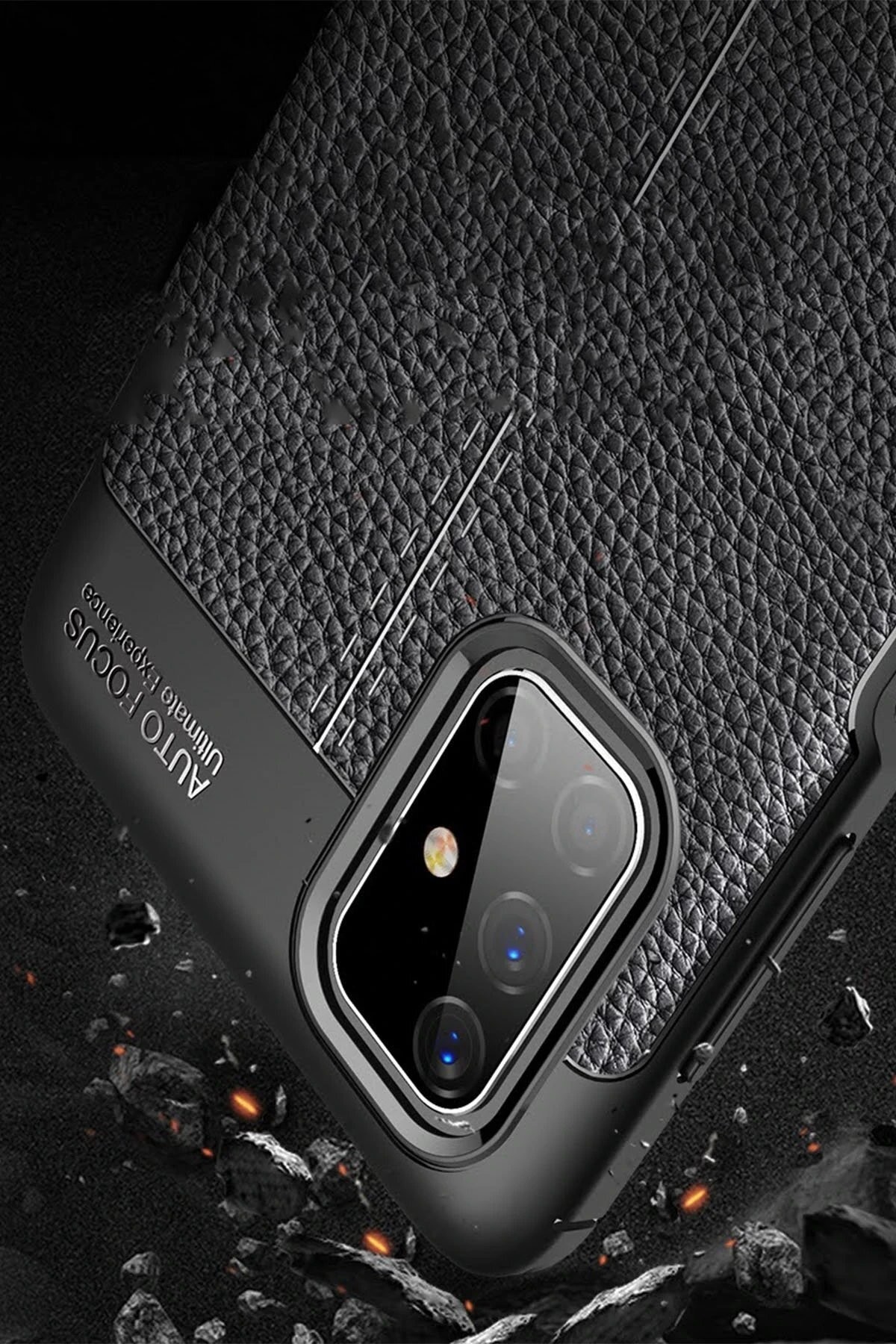 Samsung Galaxy M51 Kılıf Auto Focus Kapak - Lacivert