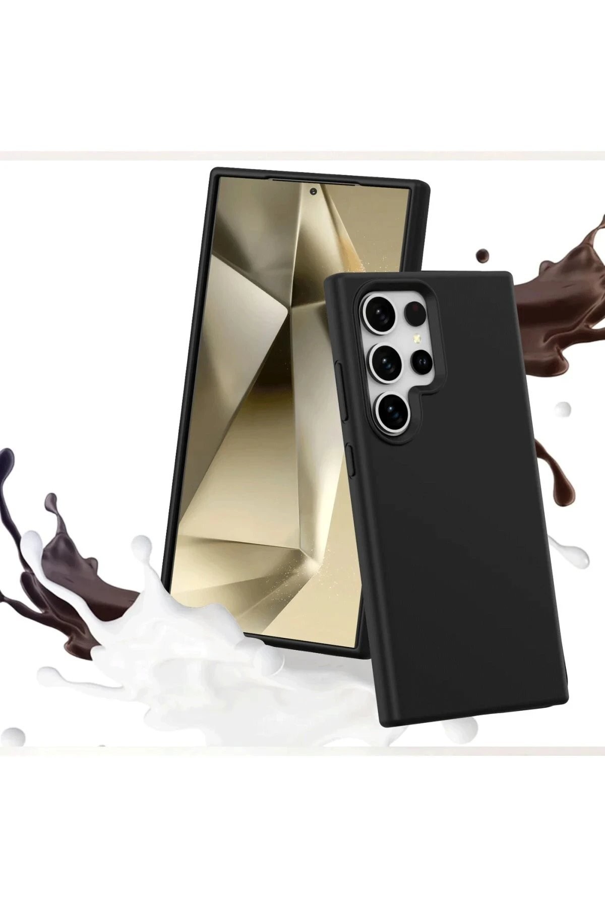Samsung Galaxy S24 Ultra Kılıf First Silikon - Kırmızı