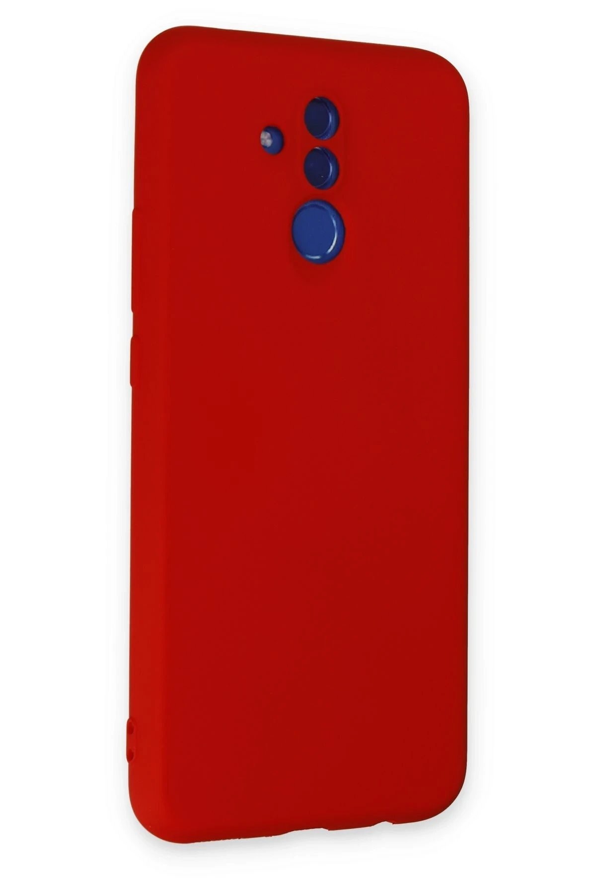 Huawei Mate 20 Lite Kılıf Nano içi Kadife Silikon - Kırmızı