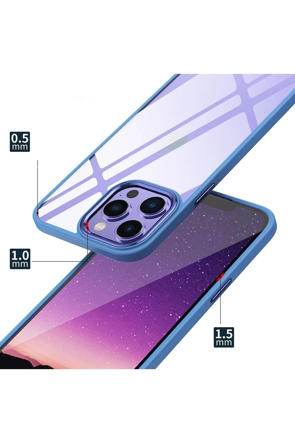 iPhone 13 Pro Max Kılıf Power Silikon - Lila