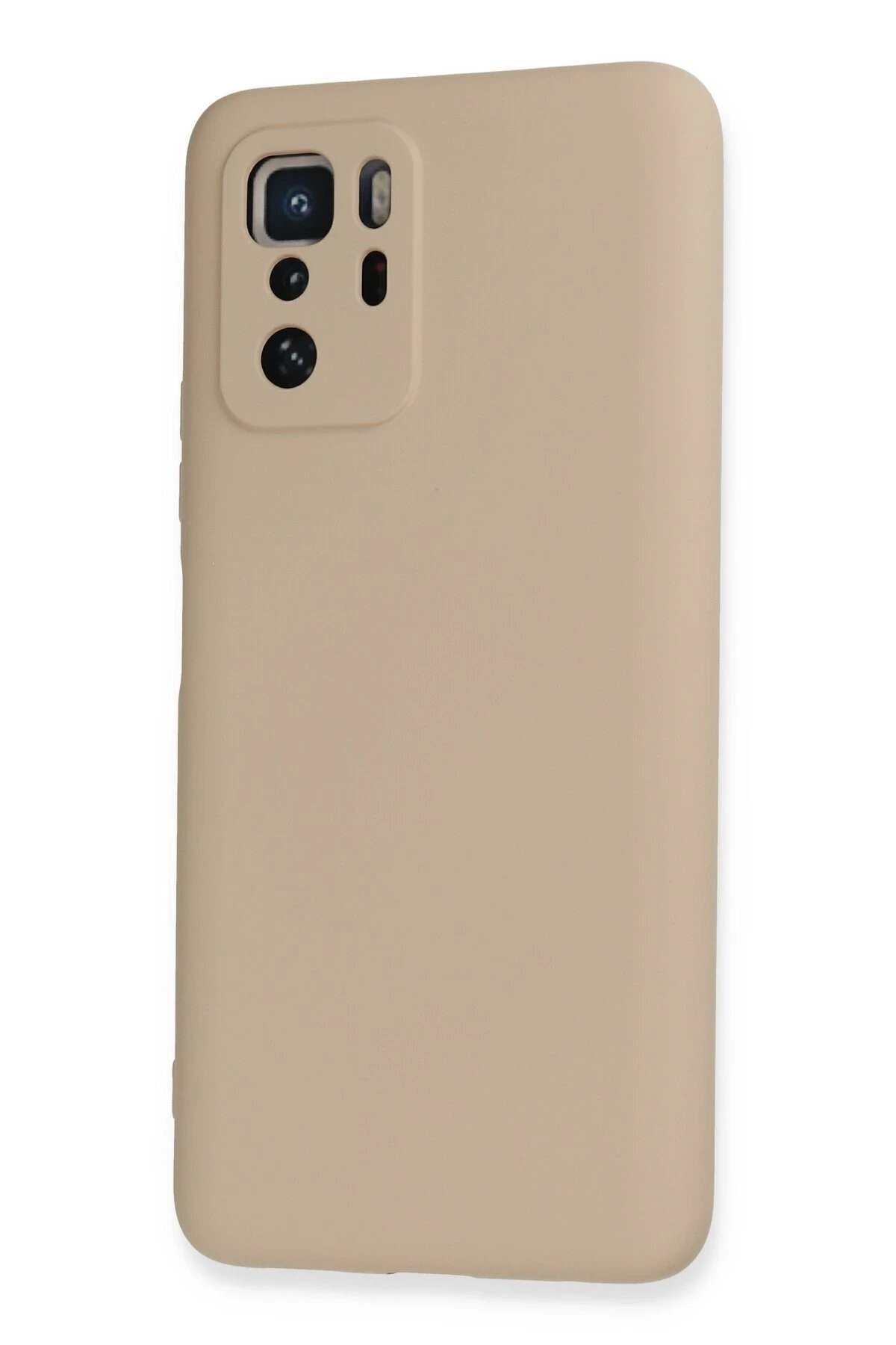 Xiaomi Poco X3 GT Kılıf Nano içi Kadife Silikon - Pudra
