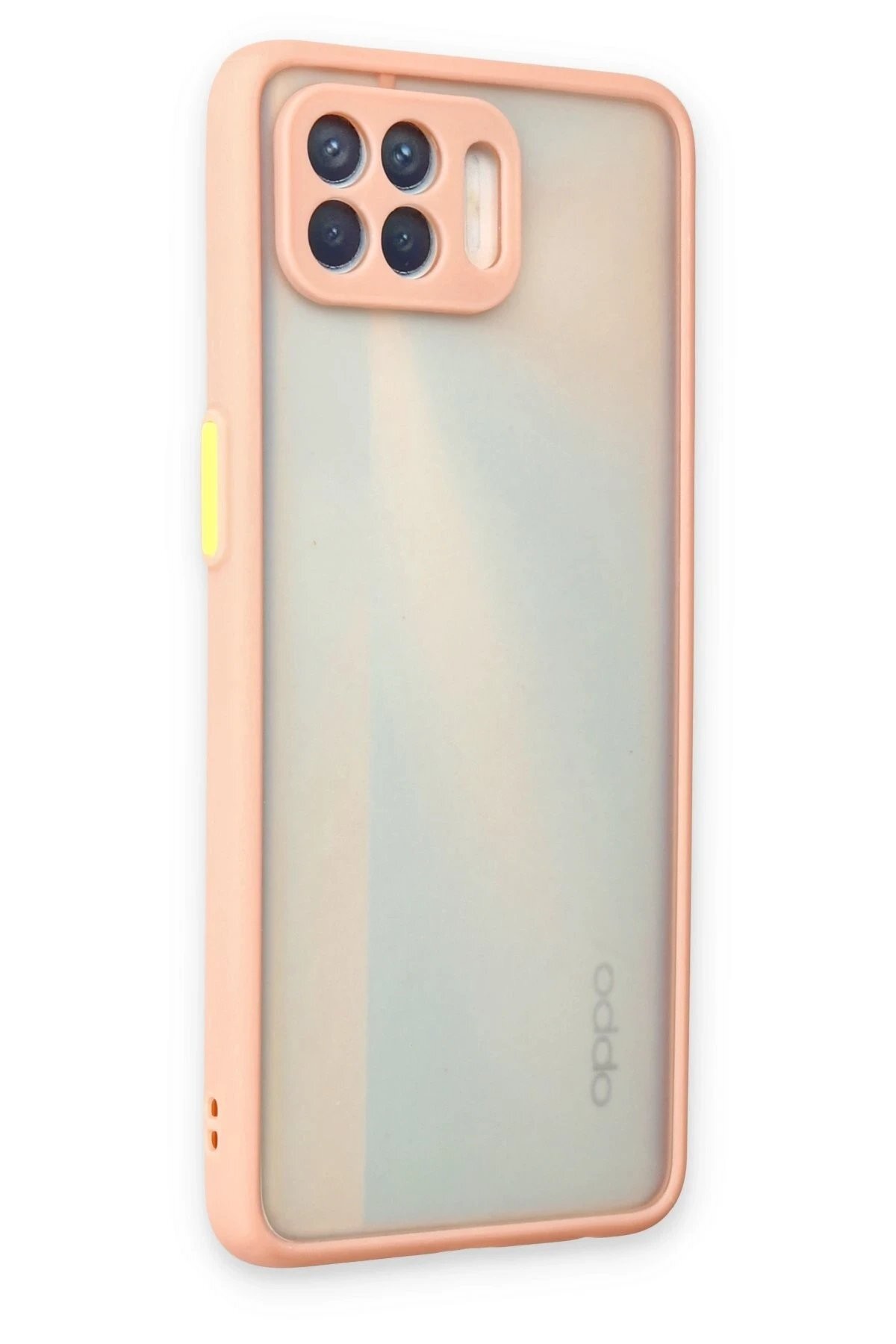 Oppo Reno 4 Lite Kılıf Montreal Silikon Kapak - Pembe