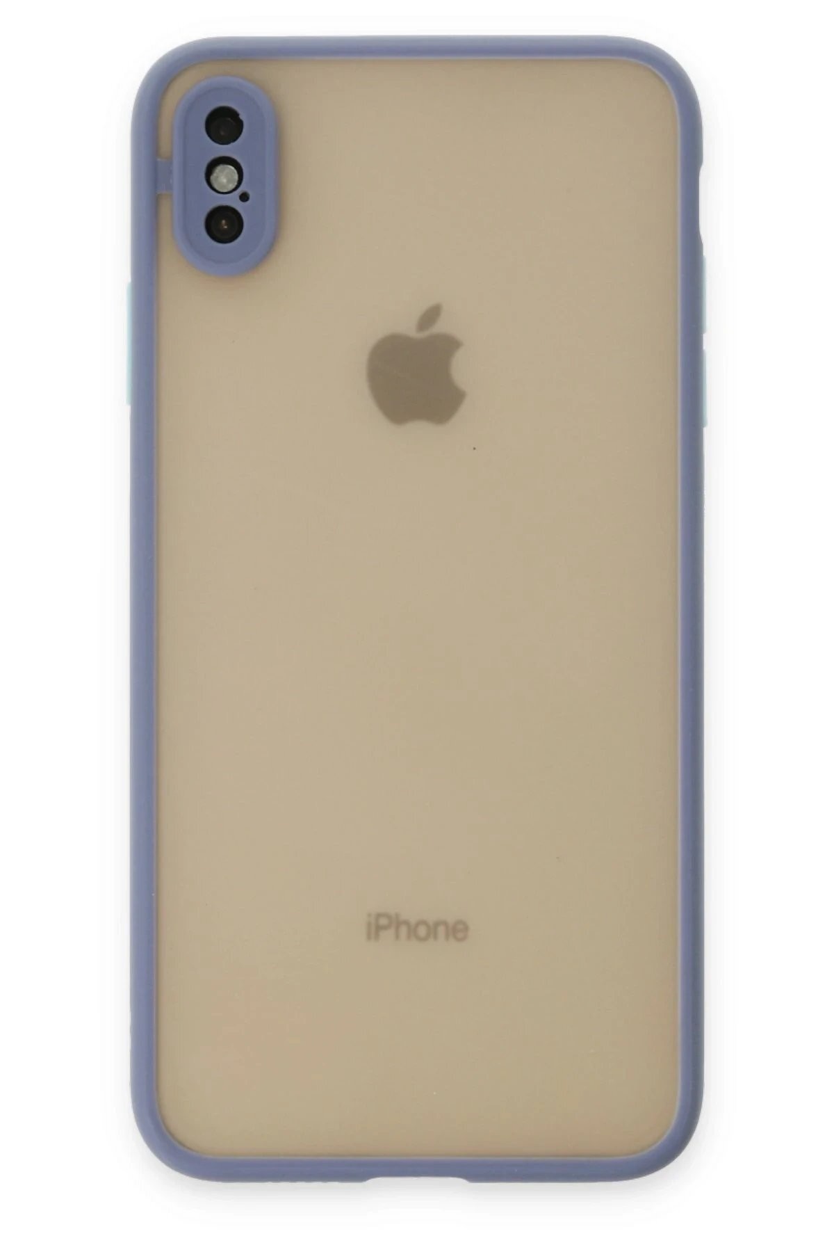 iPhone X Kılıf Montreal Silikon Kapak - Gri