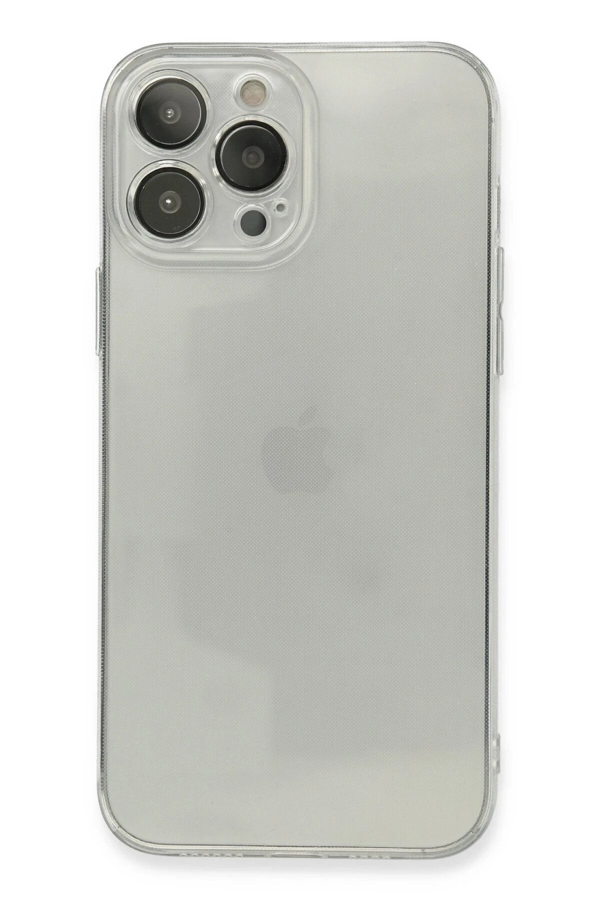 iPhone 13 Pro Max Kılıf Fly Lens Silikon - Şeffaf