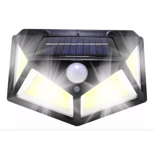 Solar Hareket Sensörlü Duvar Lambası 100 Led 