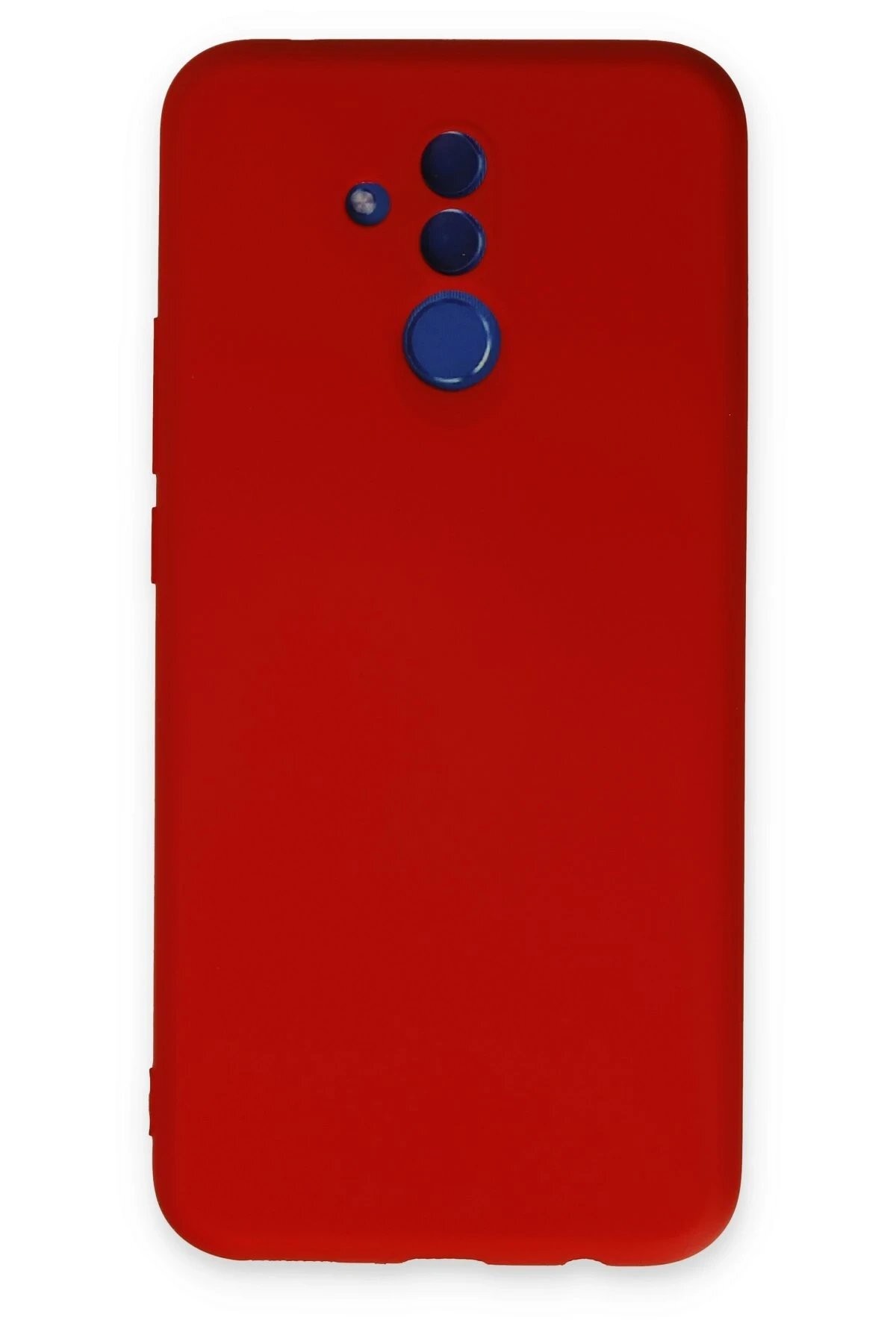 Huawei Mate 20 Lite Kılıf Nano içi Kadife Silikon - Kırmızı