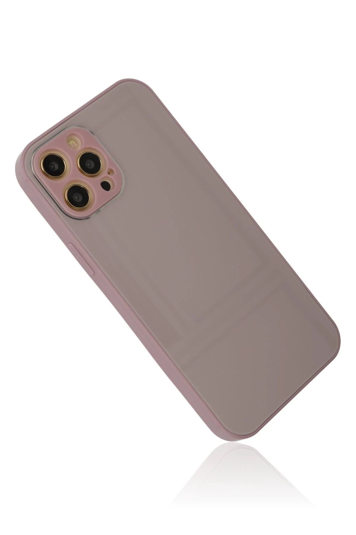 iPhone 12 Pro Kılıf Glass Kapak - Mor