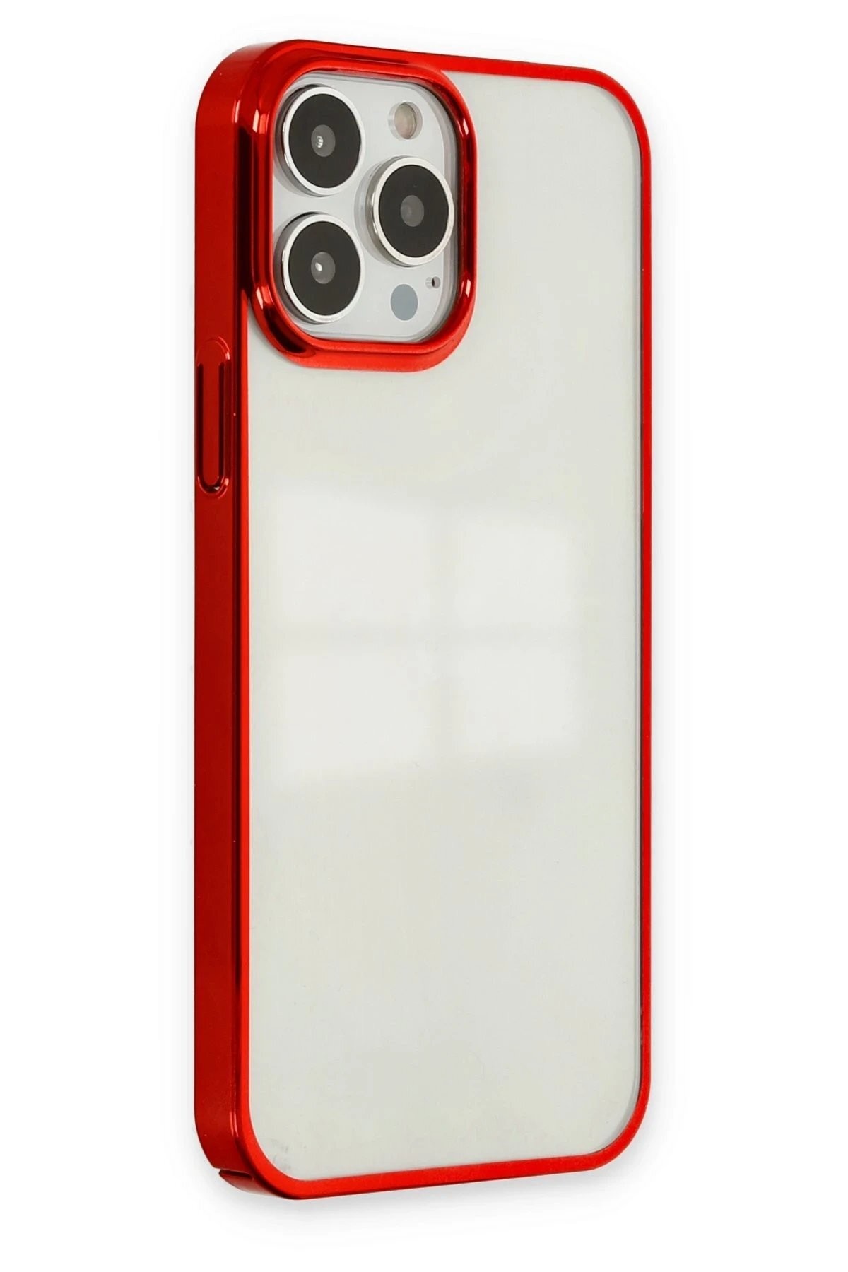 iPhone 13 Pro Max Kılıf Element Silikon - Kırmızı