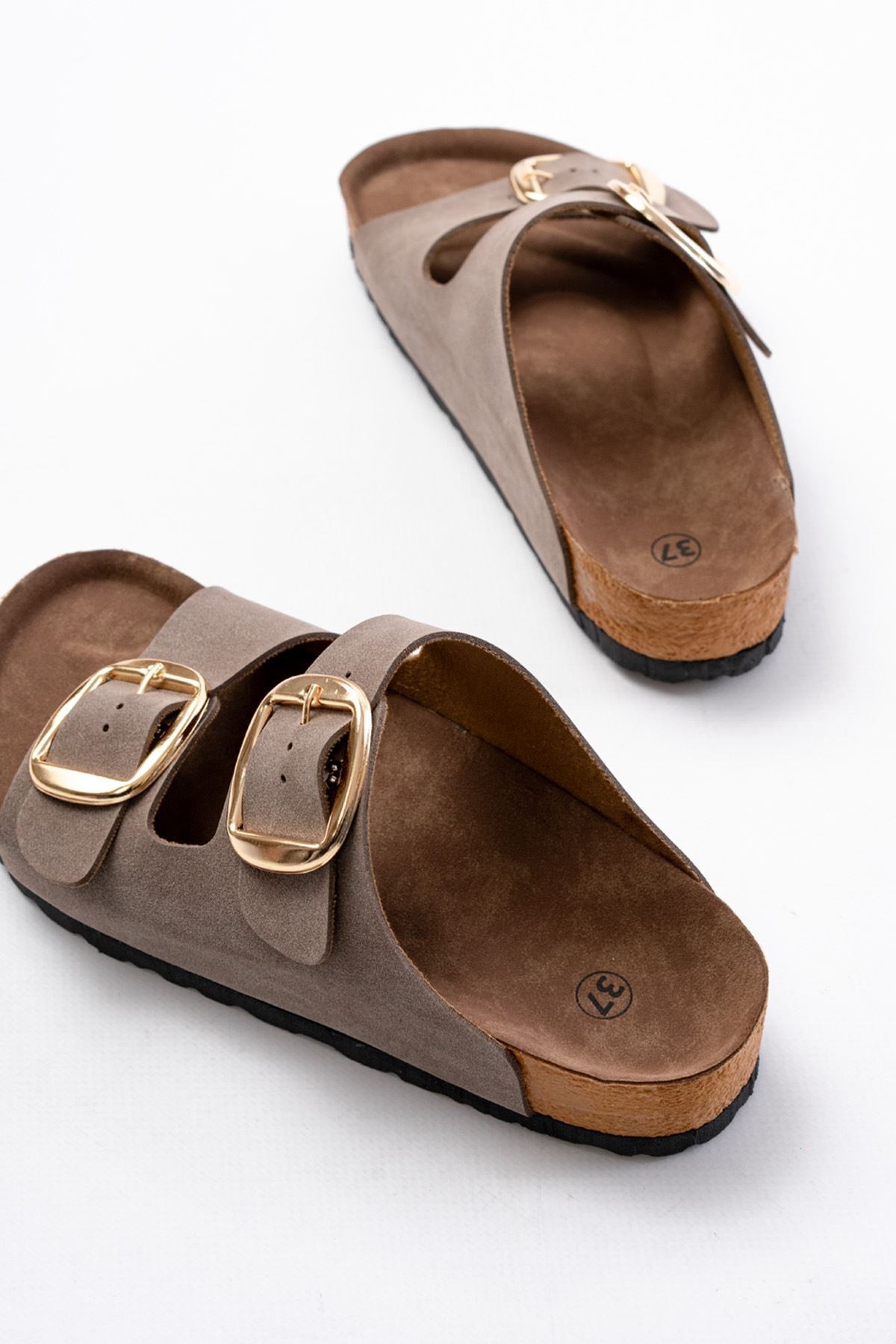 P-101 Vizon Günlük Birkenstock Kadın Terlik  