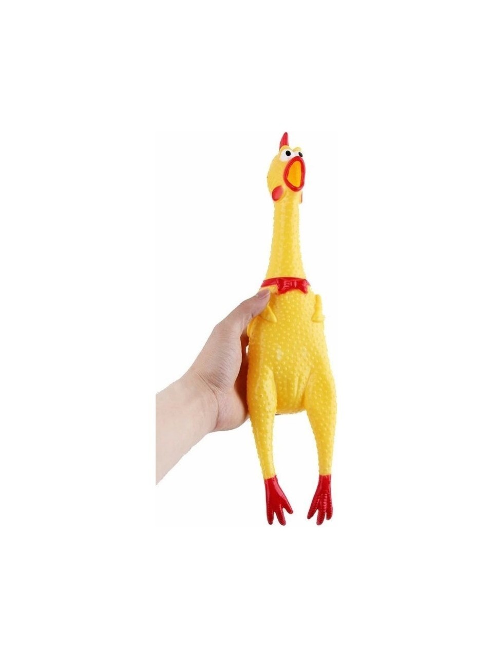 Sesli Horoz Eğlenceli Köpek ve Kediler İçin Sesli Öten Horoz Oyuncak 28 cm