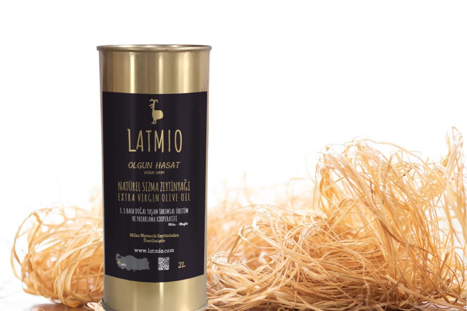 Latmio 2L - Olgun Hasat Soğuk Sıkım Zeytinyağı
